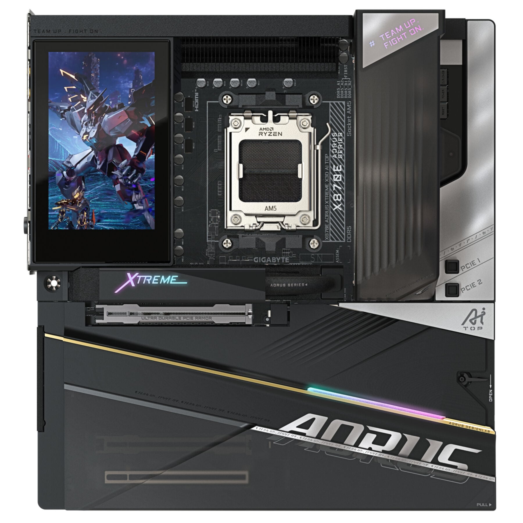 Gigabyte Mainboard »X870E AORUS XTREME X3D AI TOP Mainboard - Unterstützt AMD Ryzen 9000 S«