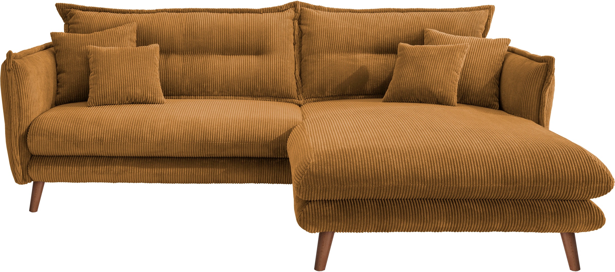 INOSIGN Ecksofa »Lazio modern und bequem, schmale Armlehnen, tolle Detailve günstig online kaufen