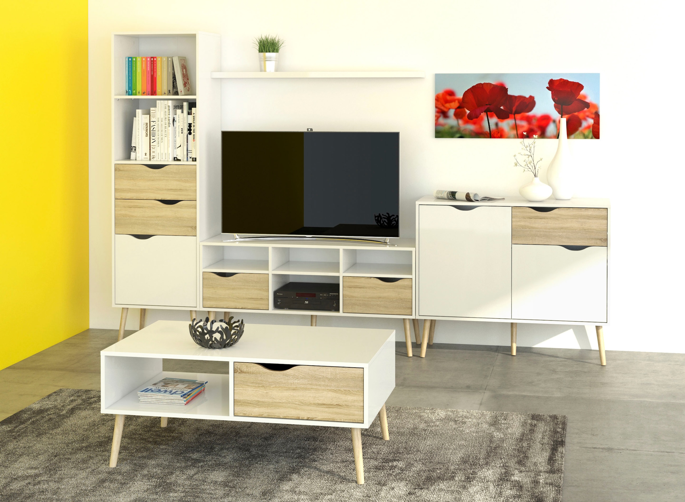andas Couchtisch »Oslo, Beistelltisch, Sofatisch, Coffeetable, Wohnzimmerti günstig online kaufen