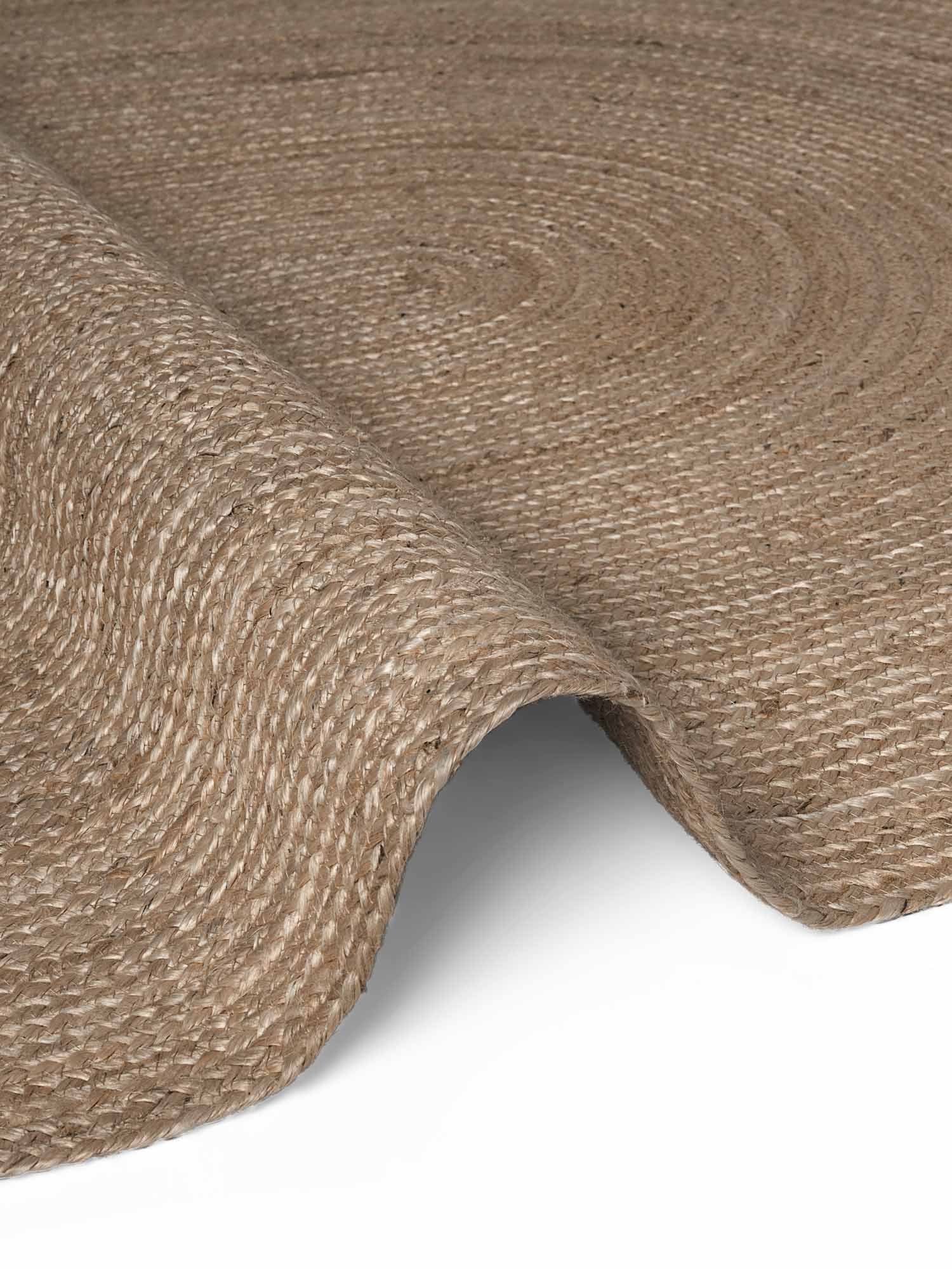 HANSE Home Teppich »Rangpur Juteteppich« oval 10 mm Höhe Handgewebt, 100% Jute , Natur, Wohnzimmer, Flur, Boho, Skandi