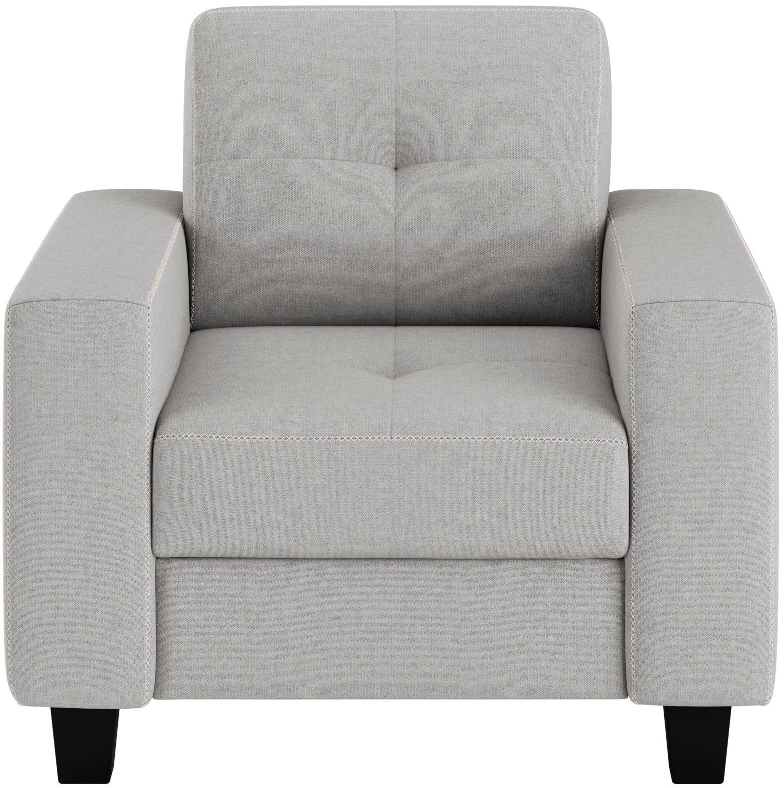 Places of Style Sessel "Varese", Kreuznaht in beige günstig online kaufen