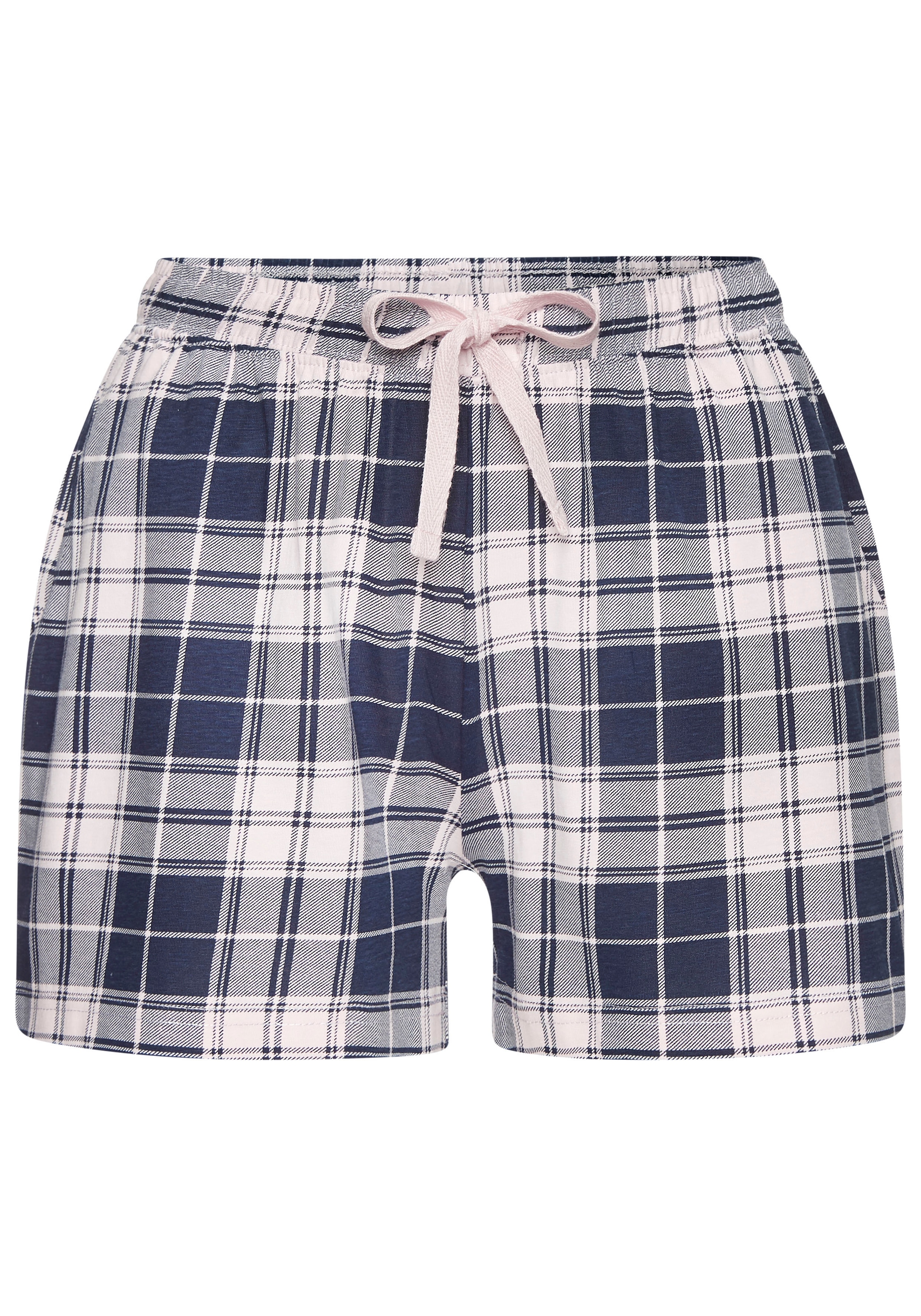 Vivance Dreams Pyjamashorts  mit Karo-Muster