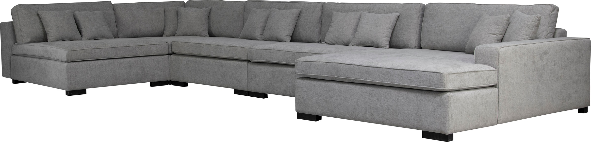 Guido Maria Kretschmer Home&Living Wohnlandschaft »Skara U-Form«, Lounge-Sofa mit Federkernpolsterung, in vielen Bezugsvarianten