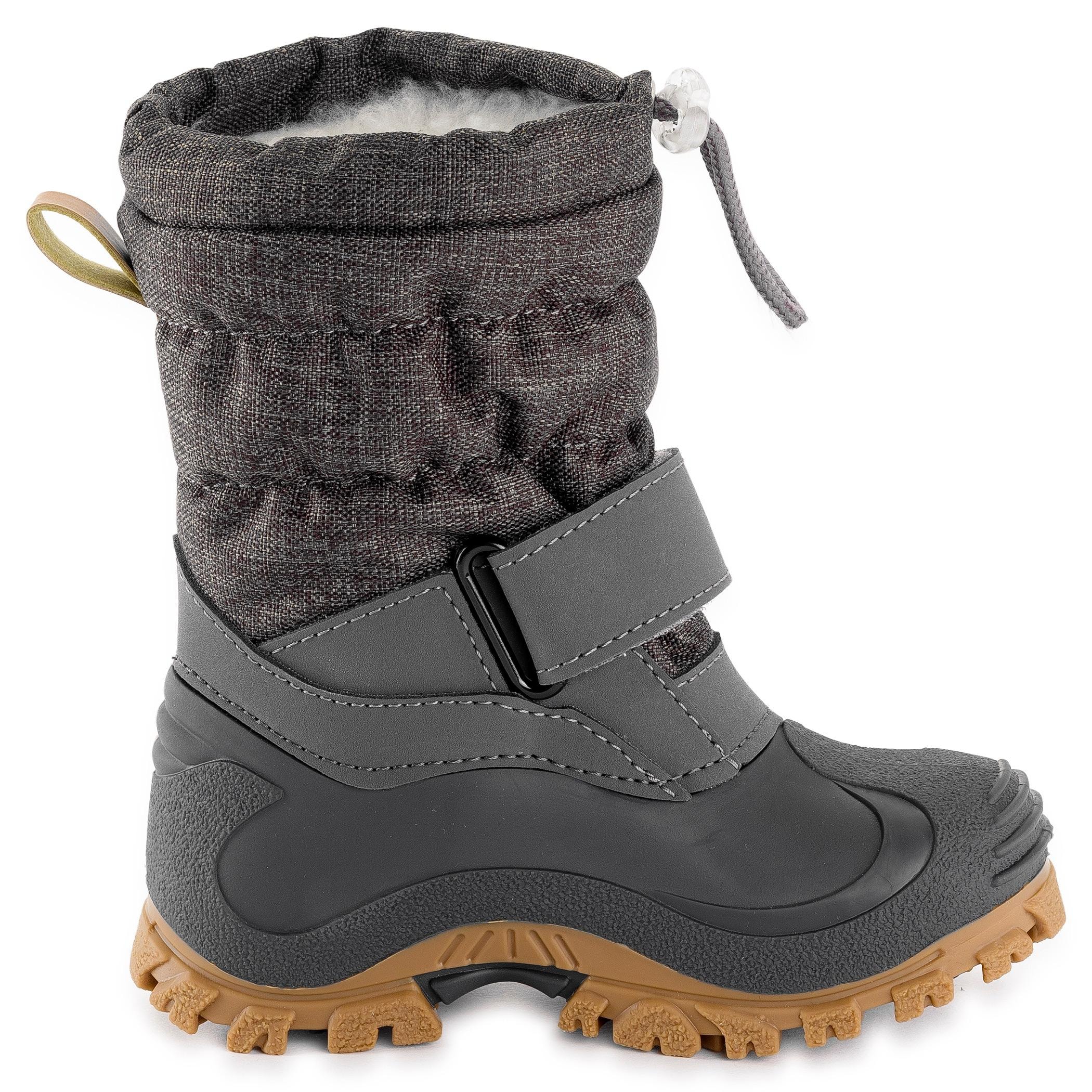 Lurchi Snowboots »Finn«, Winterboots mit Schurwolle, Größenschablone zum Download