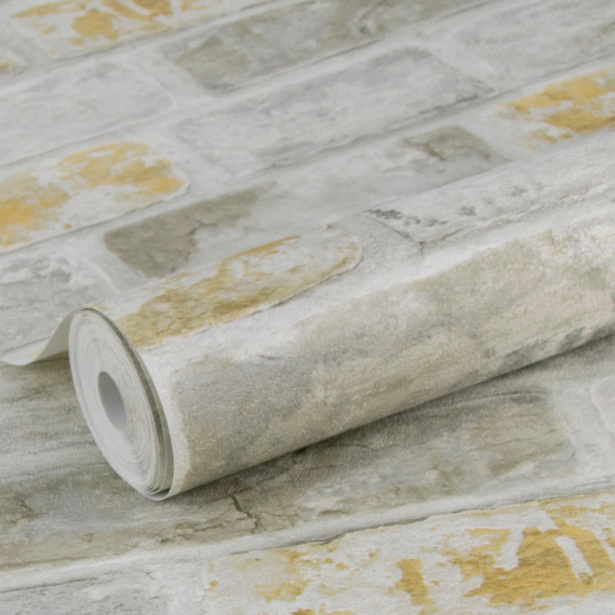 WOW Vliestapete »Natureler Ziegelstein«, FSC® zertifiziert, mit lebhaftem Druck, 10 Meter Länge