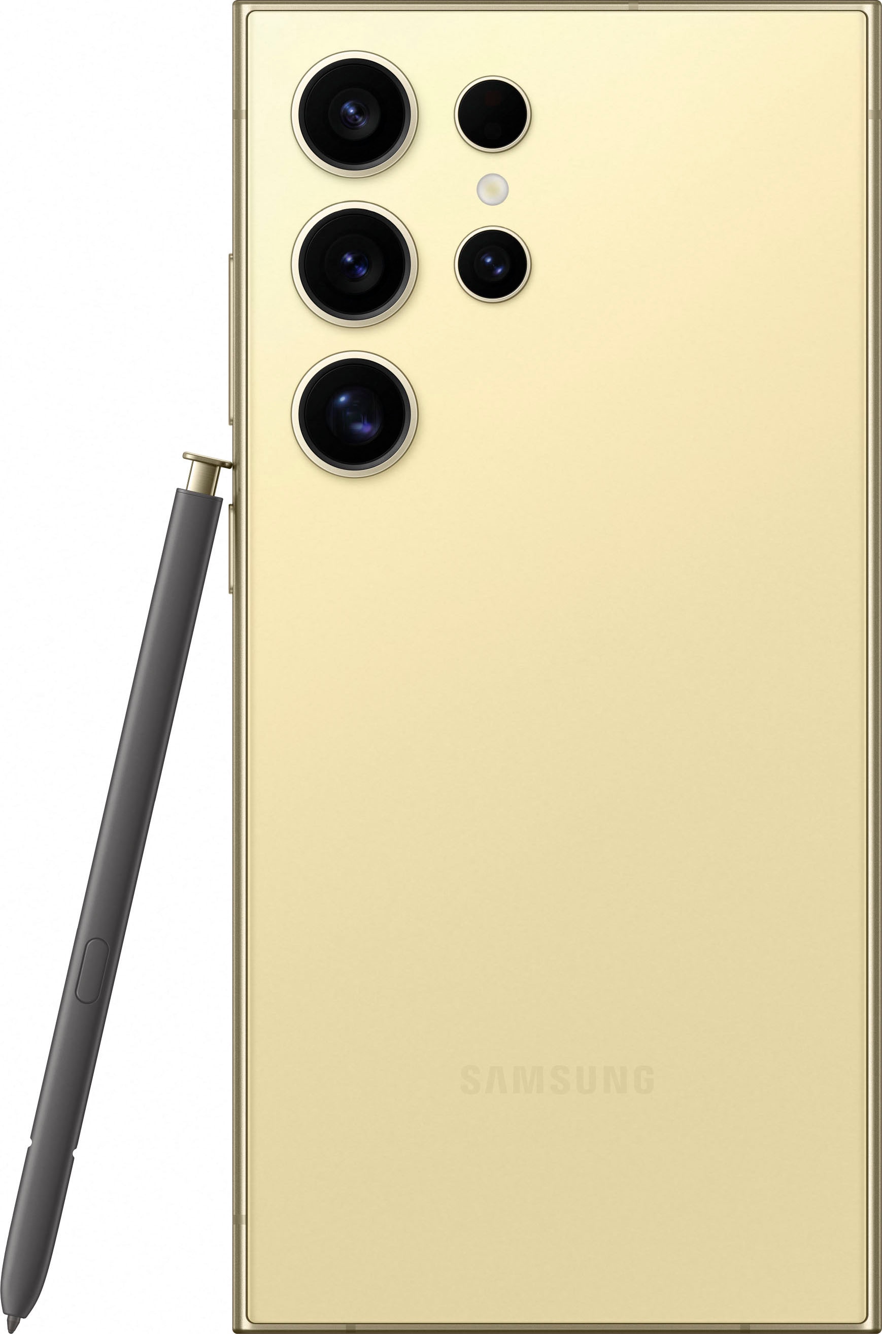 Samsung Smartphone »Galaxy S24 Ultra 512GB«, Titanium Yellow, 17,25 cm/6,8 Zoll, 512 GB Speicherplatz, 200 MP Kamera, AI-Funktionen