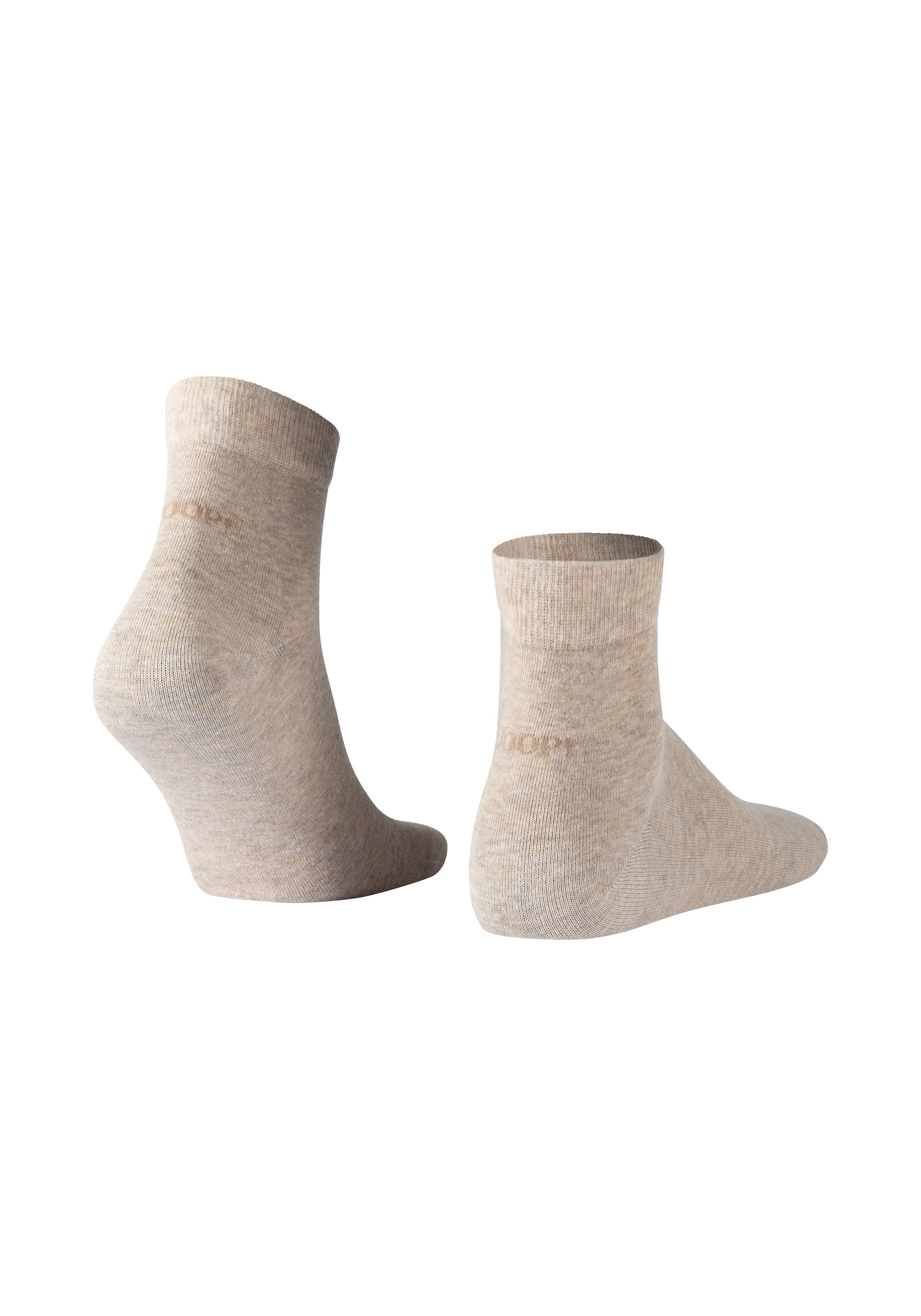 JOOP! Kurzsocken »premium essentials« 4 Paar, 4 Stk. tlg. mit Logoschriftzug an der Ferse