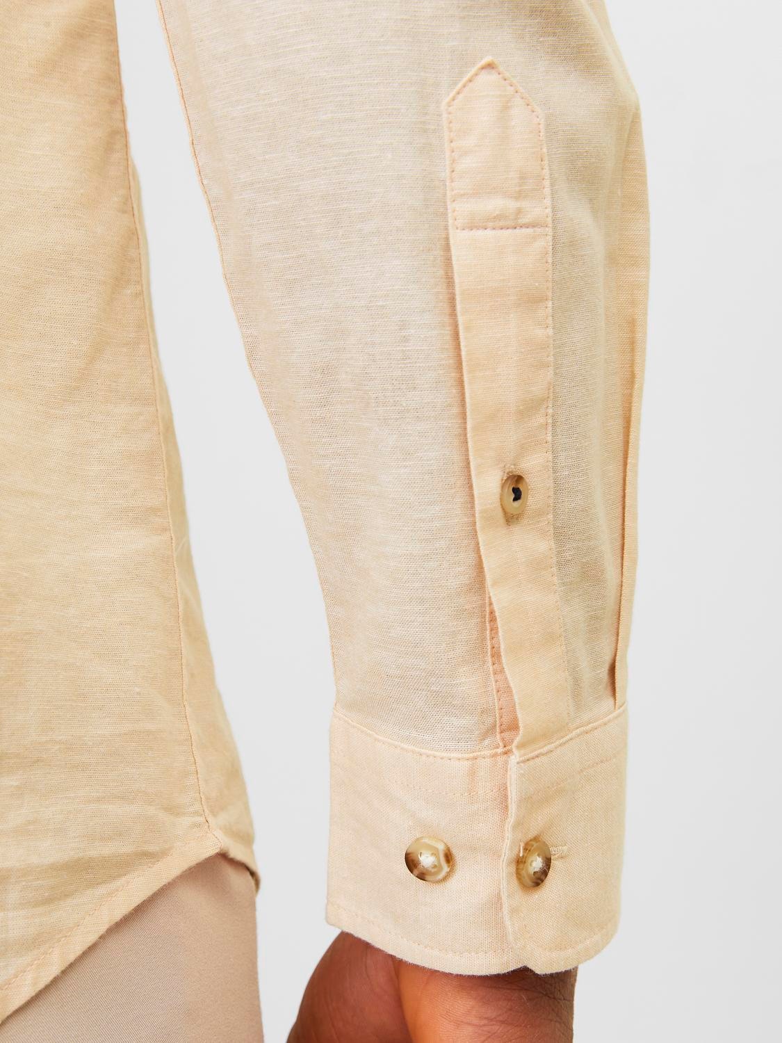 Jack & Jones Langarmhemd »JJESUMMER LINEN BLEND SHIRT LS SN«