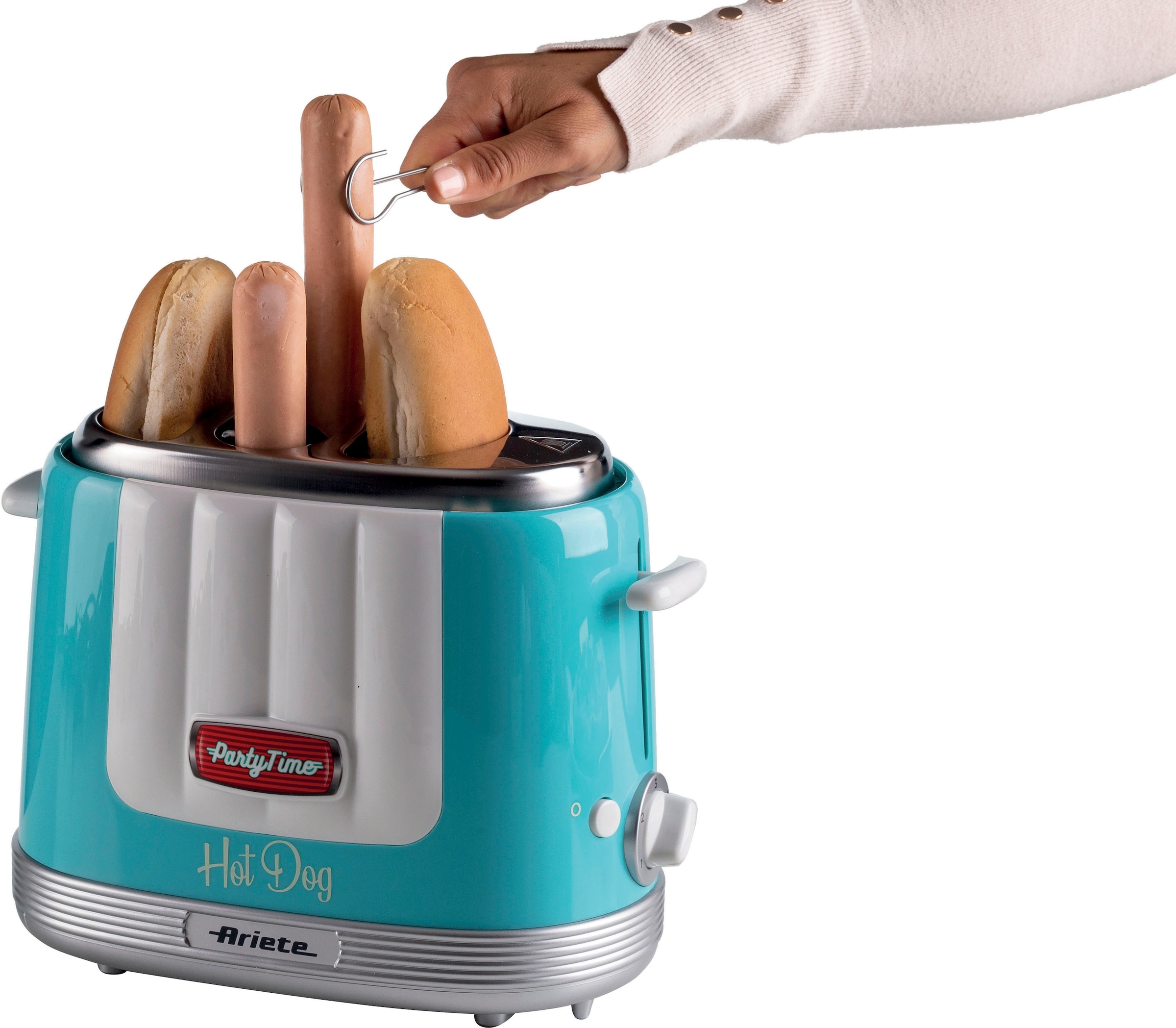 Ariete Hotdog-Maker »206B Party Time blau«, 650 W