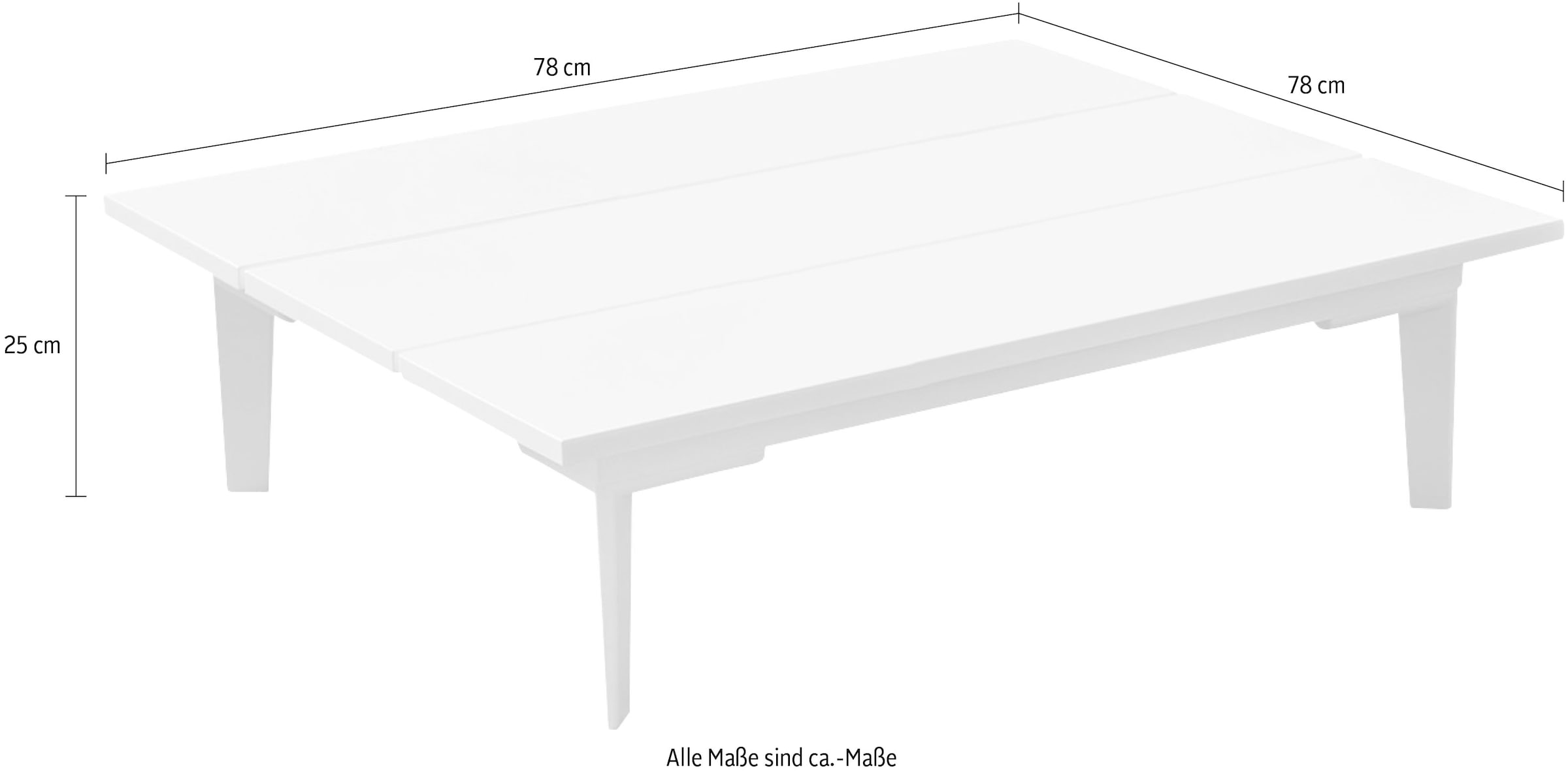 W.SCHILLIG Couchtisch »lagoona«, Outdoor Tisch, Breite 78 cm