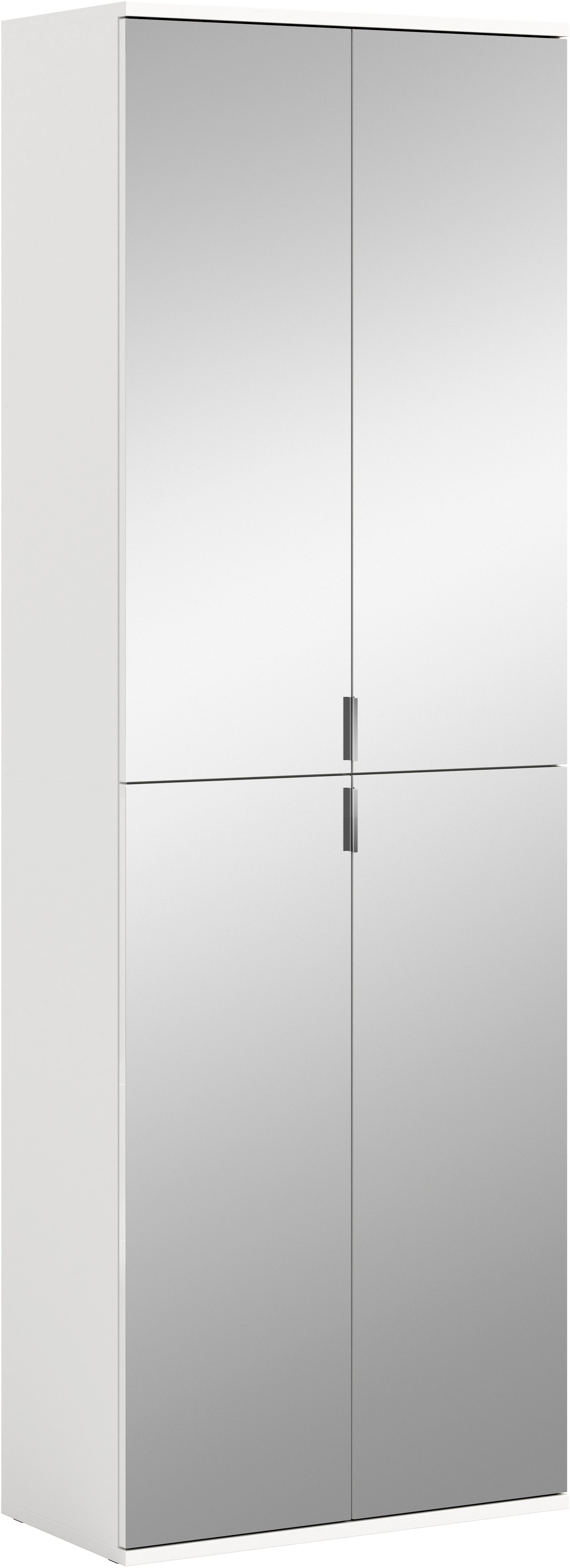 INOSIGN Schuhschrank »Trondheim, Höhe 193 cm, 4 Spiegeltüren, 9 Fächer, 7 E günstig online kaufen