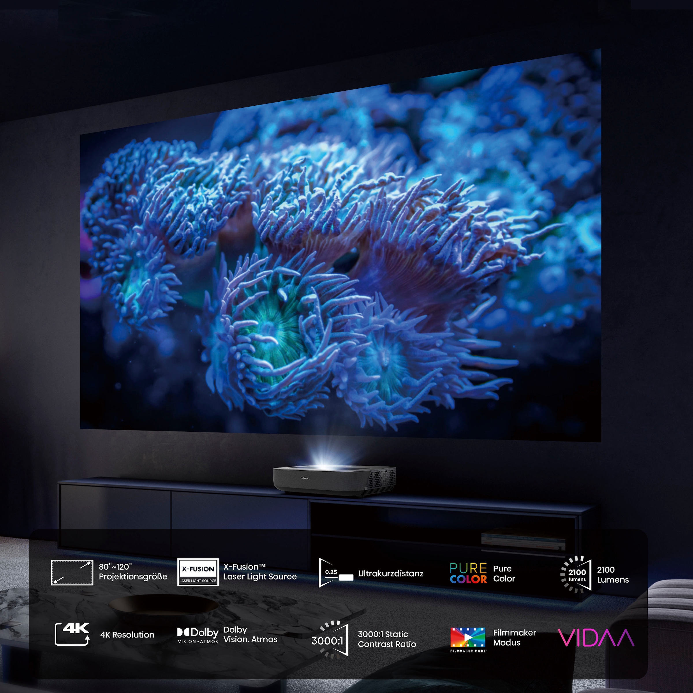 Hisense Laser-TV »PL1SE«