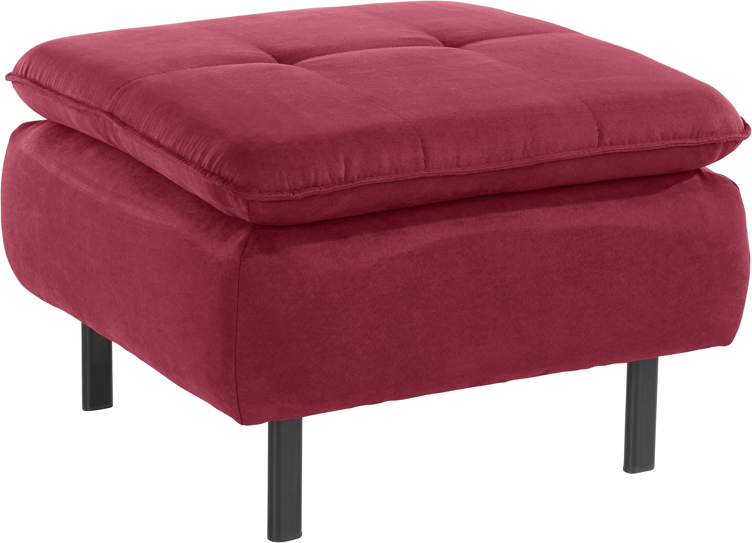 INOSIGN Polsterhocker »Birkholm«, passend zur Serie "Birkholm", B/T/H: 65/65/44 cm