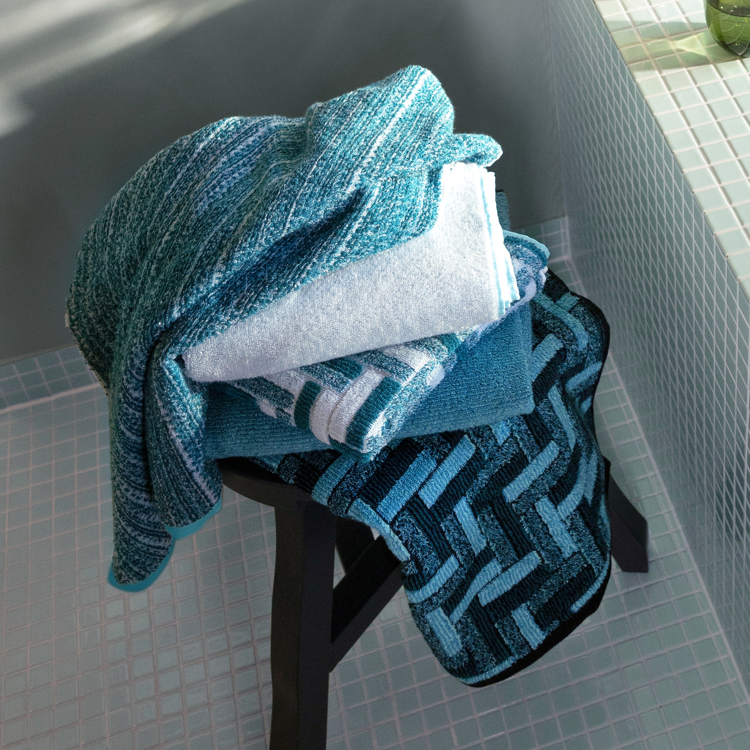 Möve Badetücher »Tide«, (1 St.), im Jacquard-Design