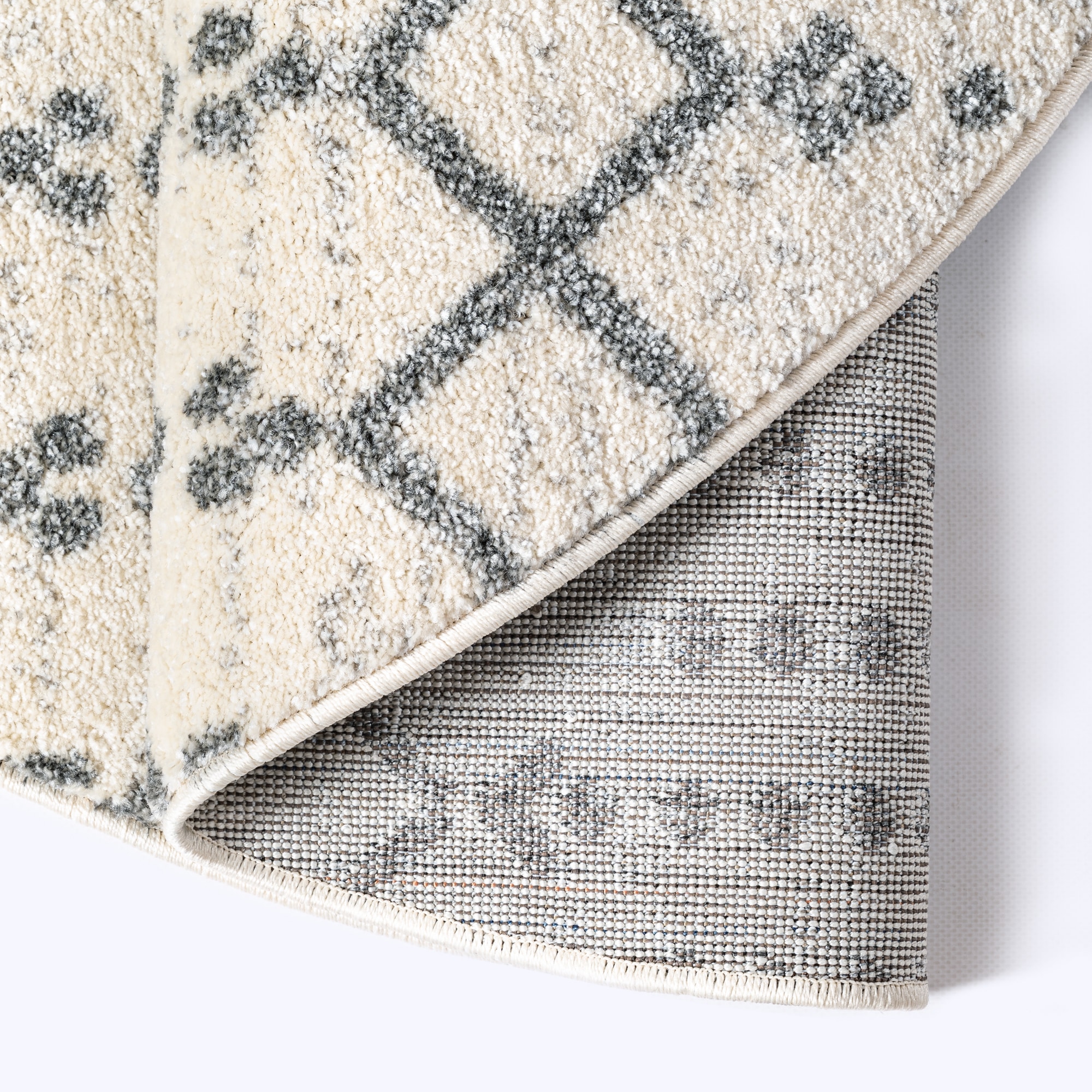 Sanat Teppich »Boho 8203« rund 10 mm Höhe Kurzflor, robust, Boho, Scandic, für Fussbodenheizung geeignet