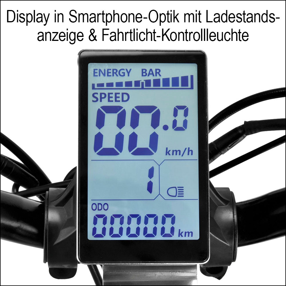 6. Bild von Forca E-Scooter »Speedster Basic«, 45 km/h, 40 km, 48V/15Ah Blei-Gel, klappbar