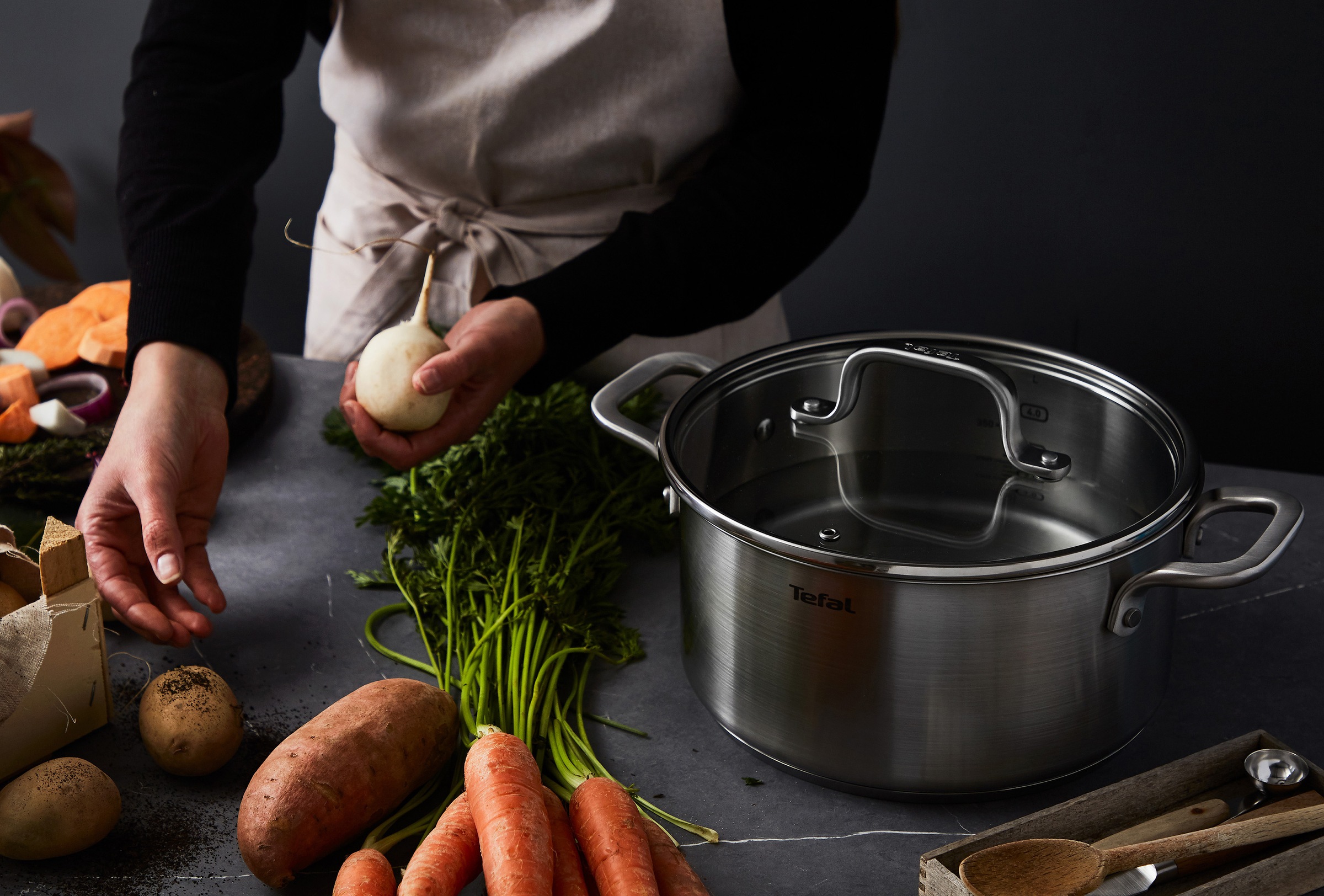 Tefal Topf-Set »Virtuoso 7er + Ice Force«, 10-teilig