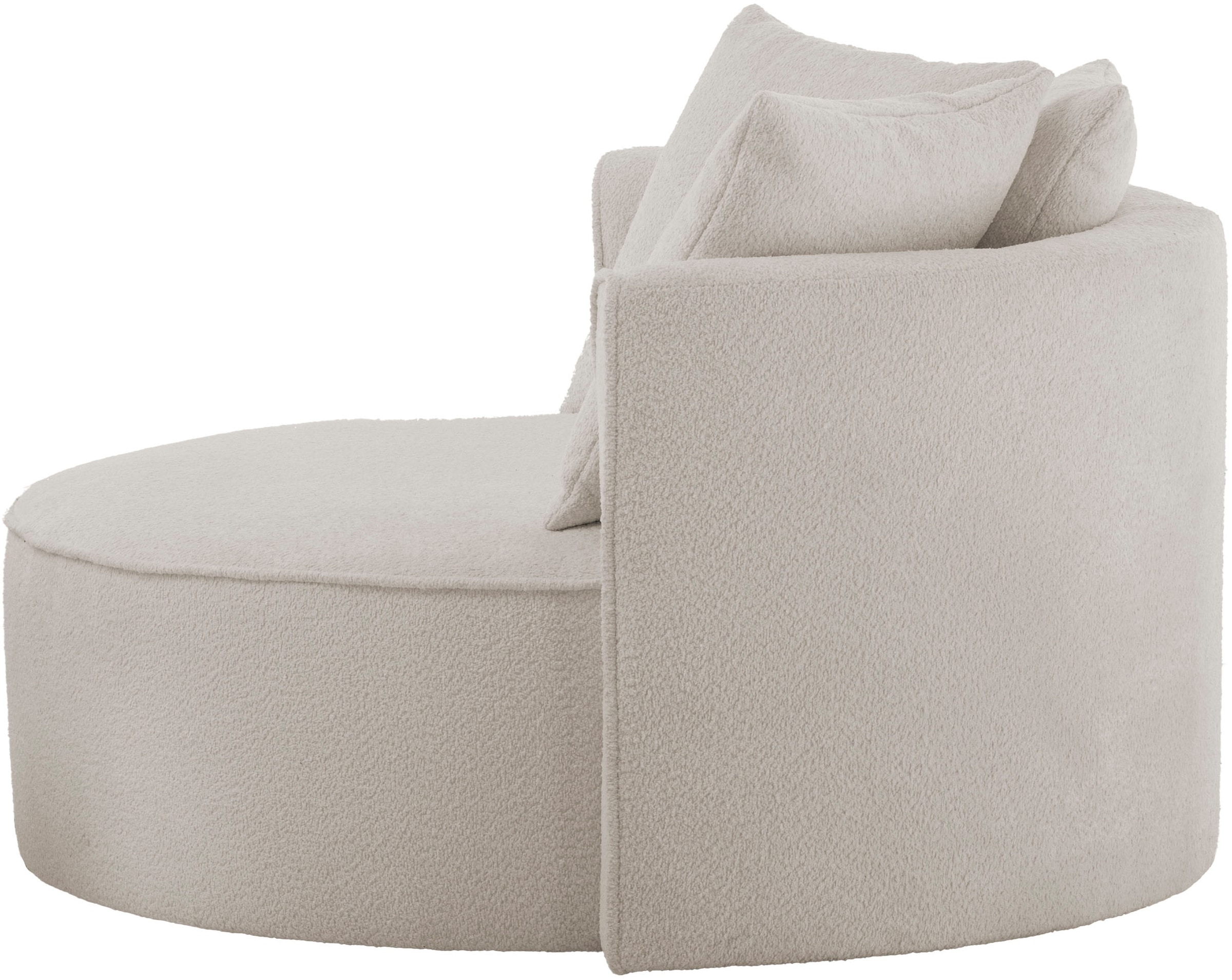 LeGer Home by Lena Gercke XXL-Sessel »Isalie, Lesesessel, Loveseat, inklusive Zierkissen«, extra große Sitzfläche, optional mit Hocker, Cord, Samt, Bouclé