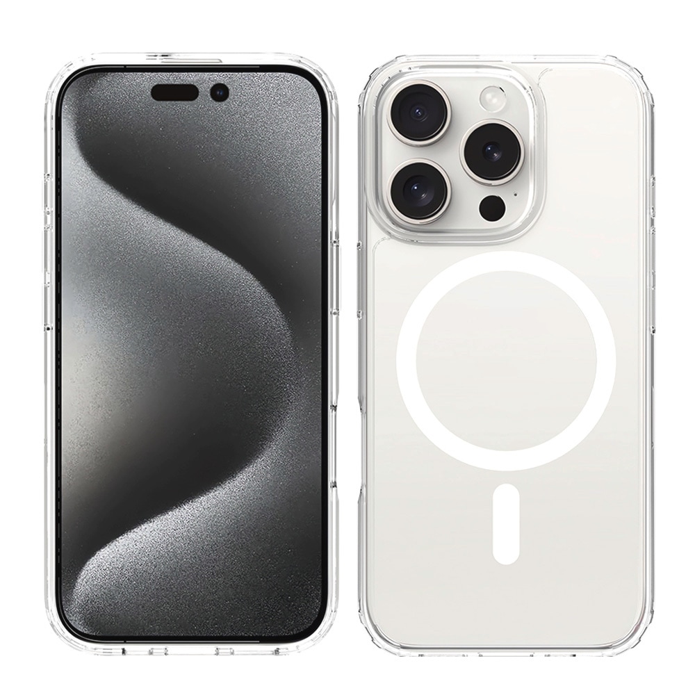 PEDEA Handyhülle »MagCase für Apple iPhone 16 Pro«, Backcover, Schutzhülle, Handyschutzhülle, Case, Schutzcase, stoßfest