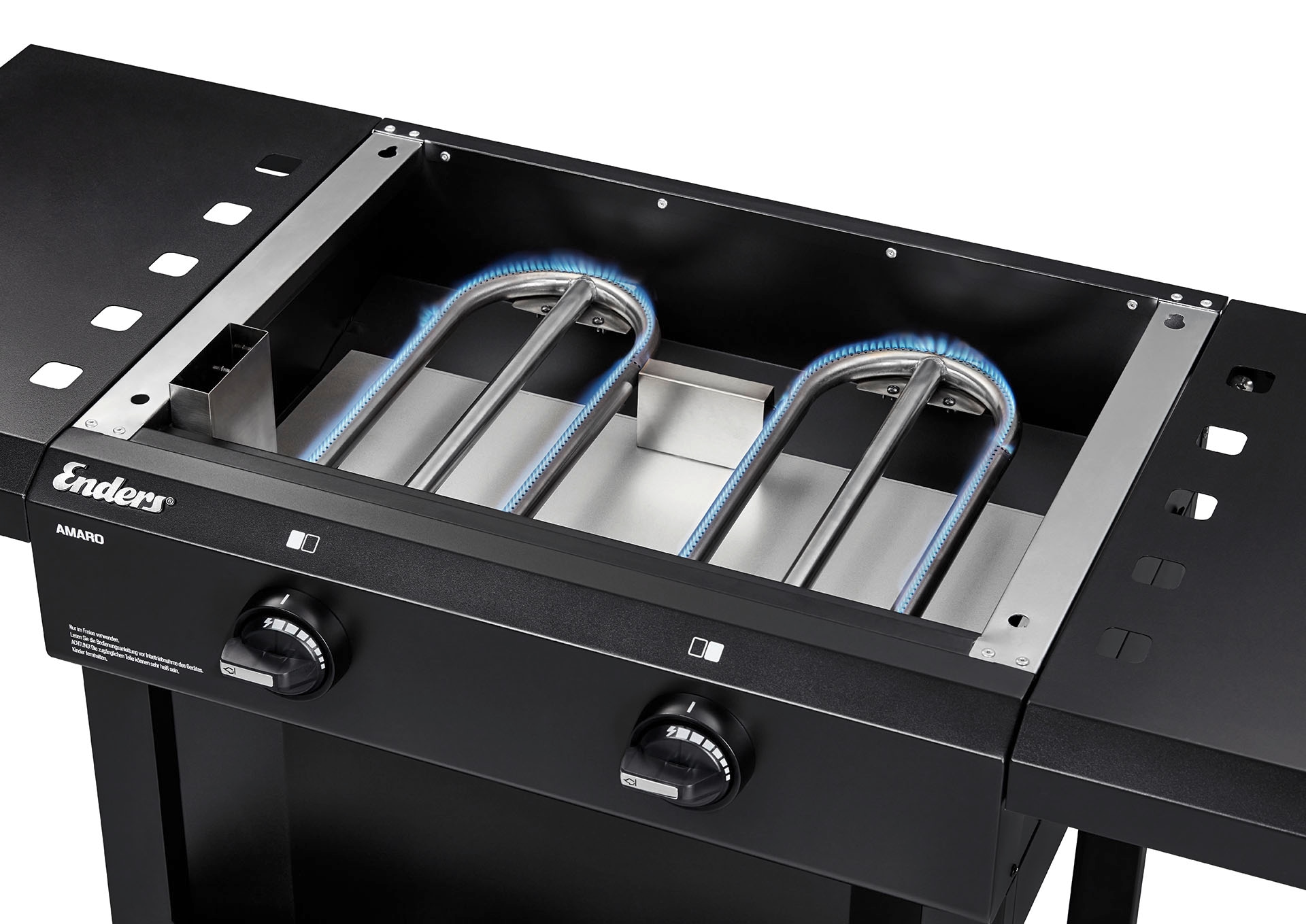 Enders® Gasgrill »Amaro 2« Planchagrill, mit Ablage, Klappbarer Seitentisch, Grillrost Edelstahl
