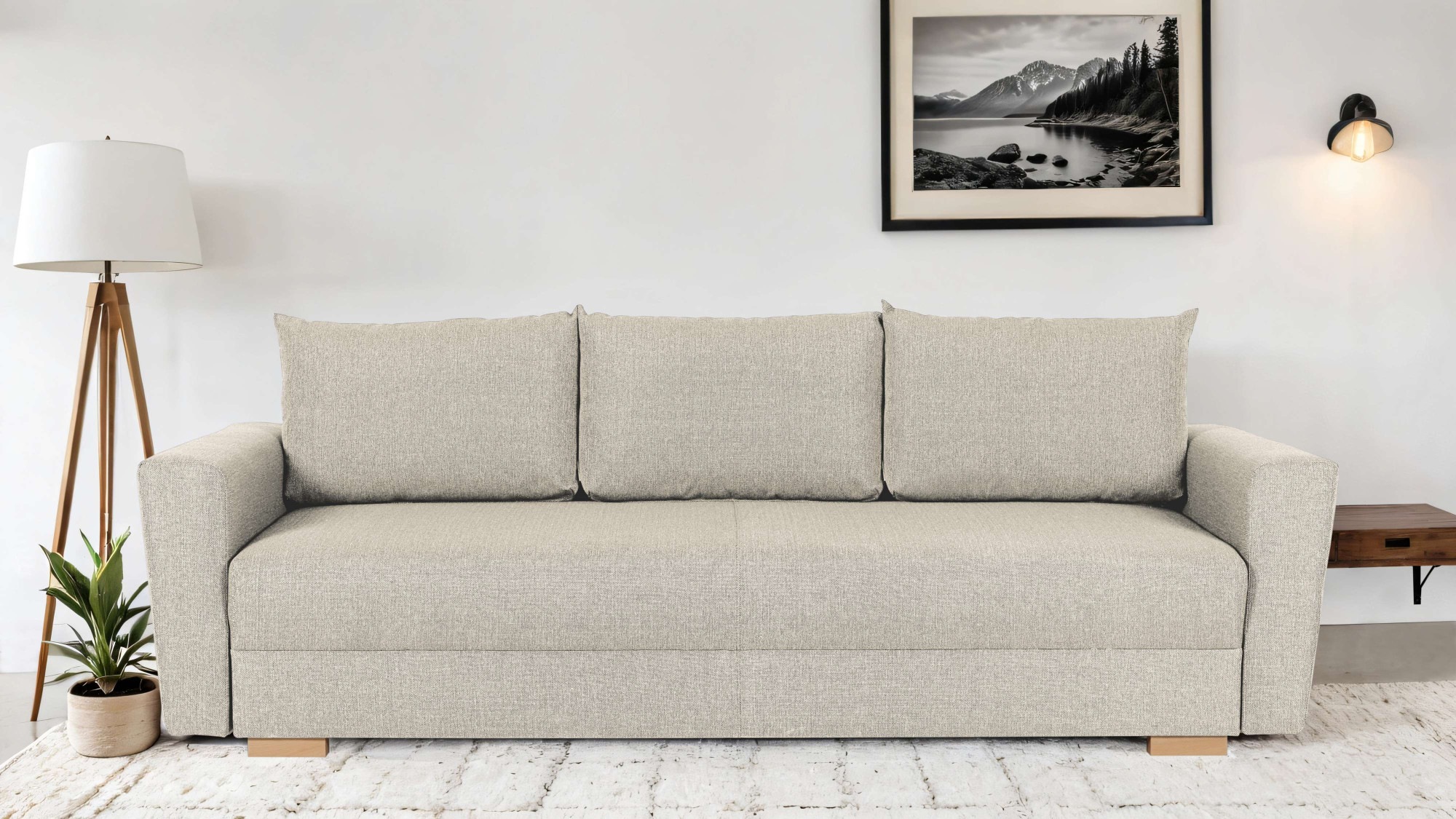 INOSIGN 3-Sitzer »MAGHERA Schlafsofa mit Bettkasten, in hochwertiger Verarb günstig online kaufen