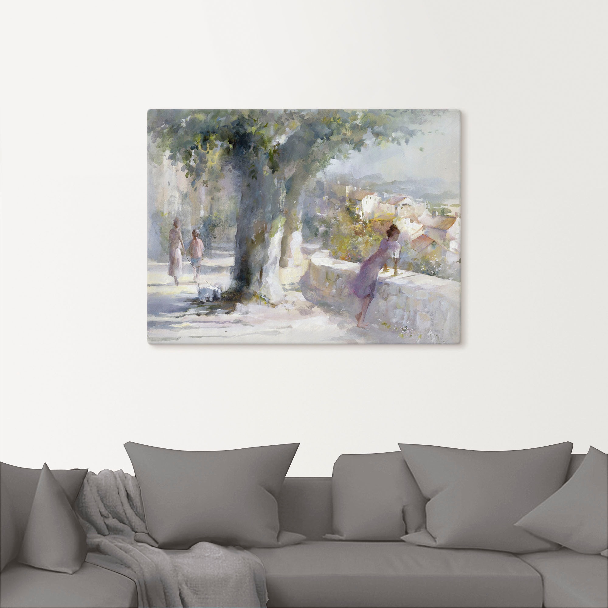 Artland Wandbild »Flüsternder Wind« Gruppen & Familien 1 Stk. tlg. als Lein günstig online kaufen