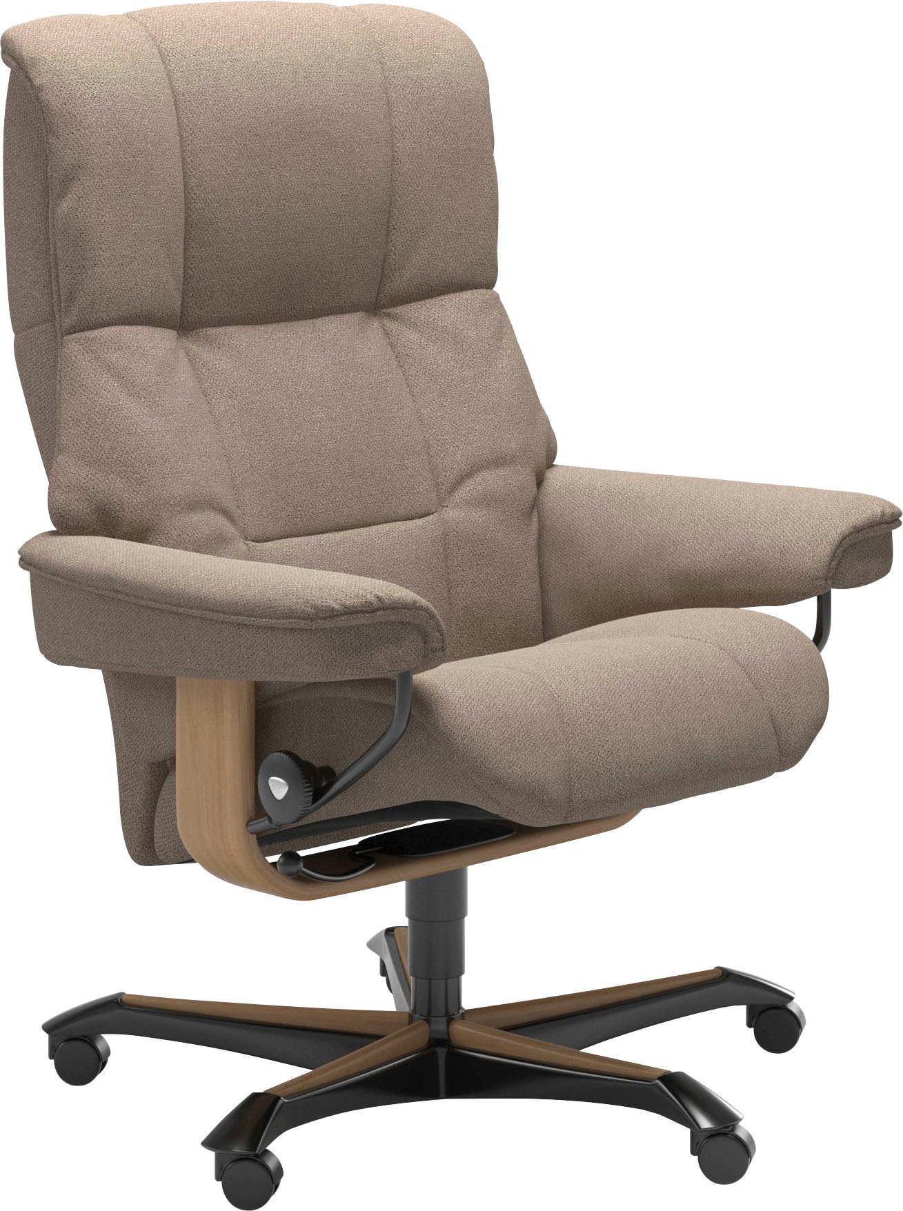 Stressless® Relaxsessel »Mayfair«, mit Home Office Base, Größe M, Gestell Eiche