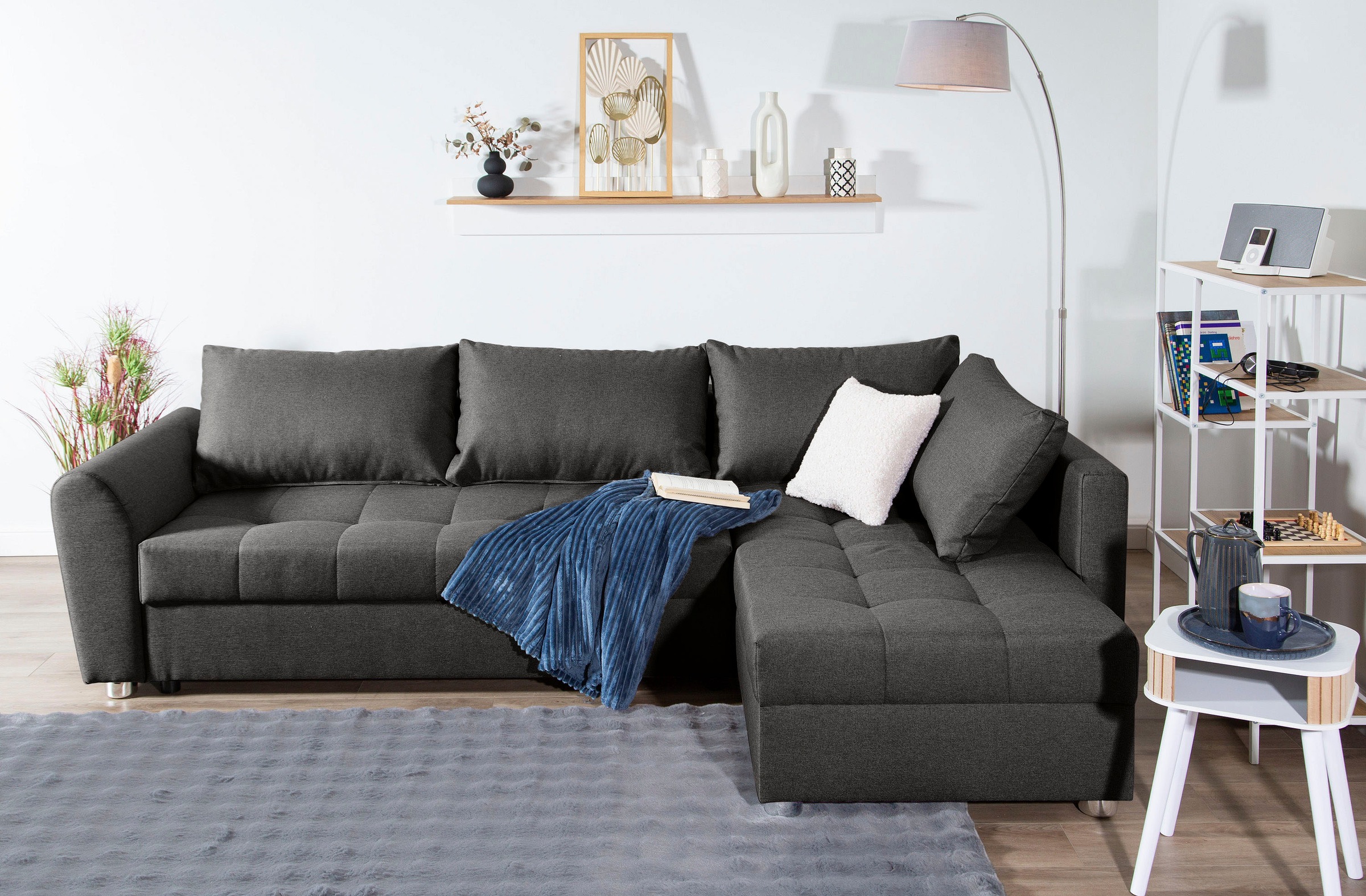 COLLECTION AB Ecksofa »JANA XL-Sofa L-Form«, inkl. Bettfunktion, Bettkasten günstig online kaufen