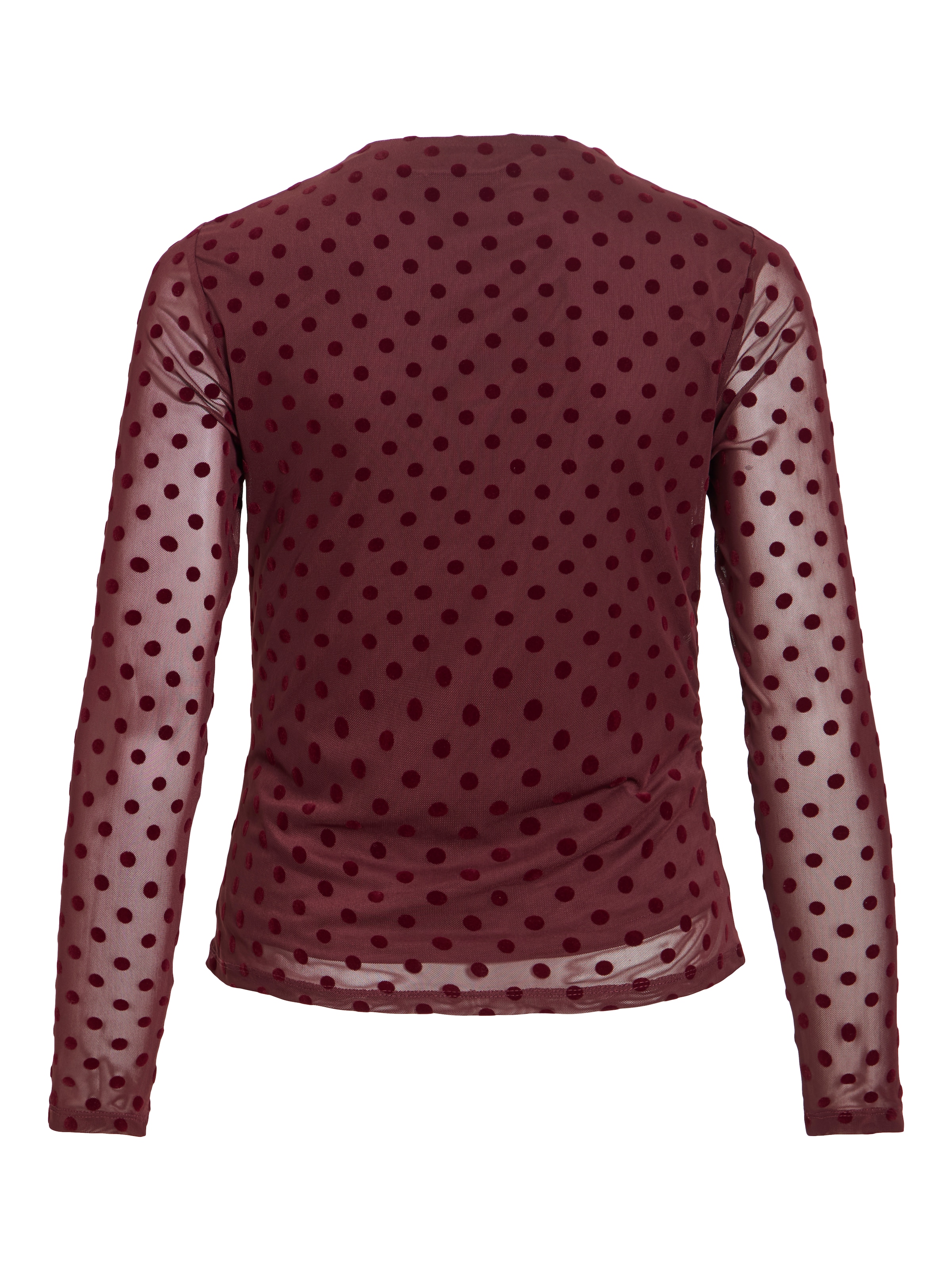 Vila Langarmshirt »VIRIKKE L/S FUNNEL NECK TOP - NOOS« Materialmix, eng geschnitten