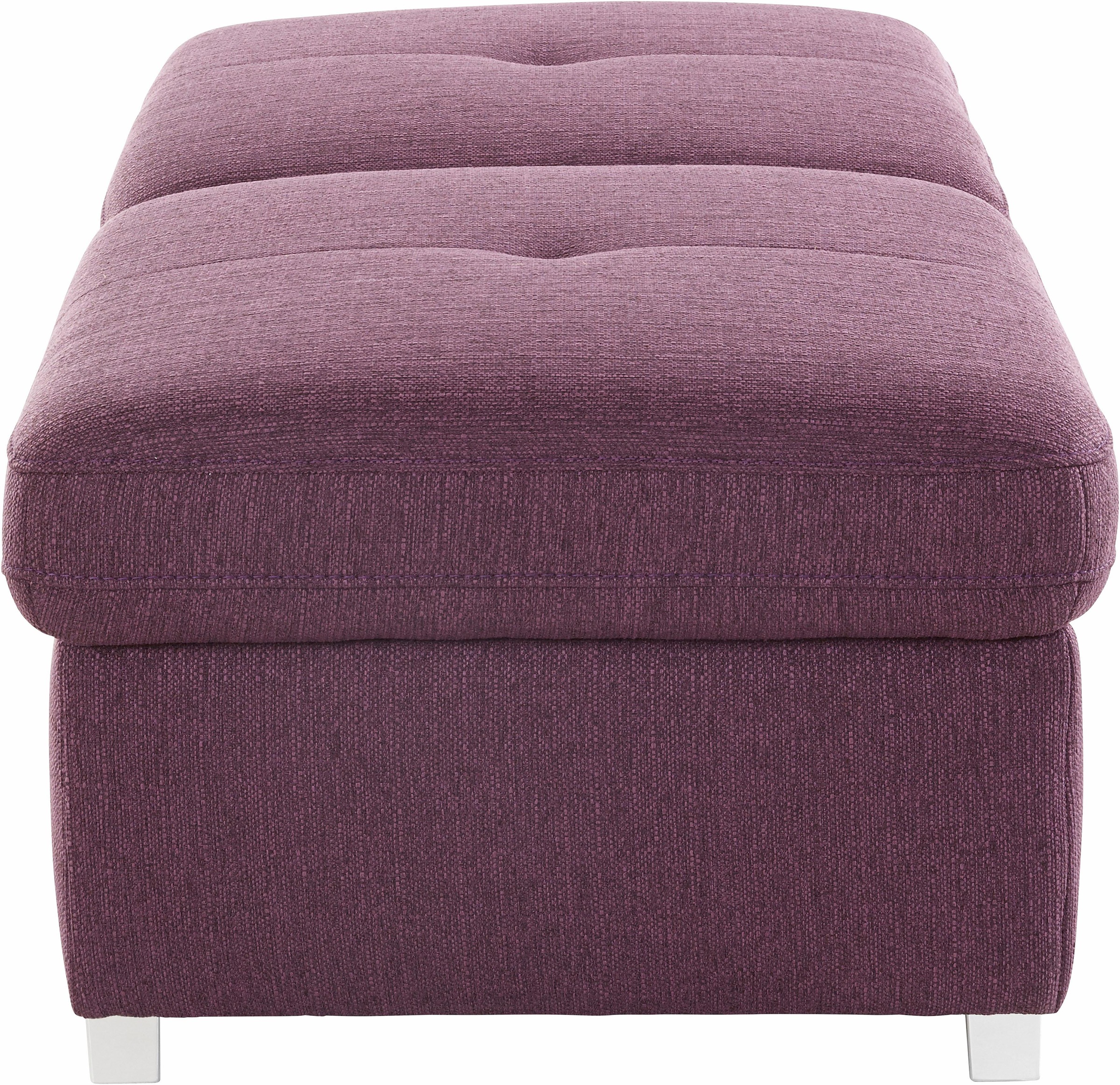 exxpo - sofa fashion Hocker »Spring Bankhocker, guter Sitzkomfort und tolle Verarbeitungsdetails«