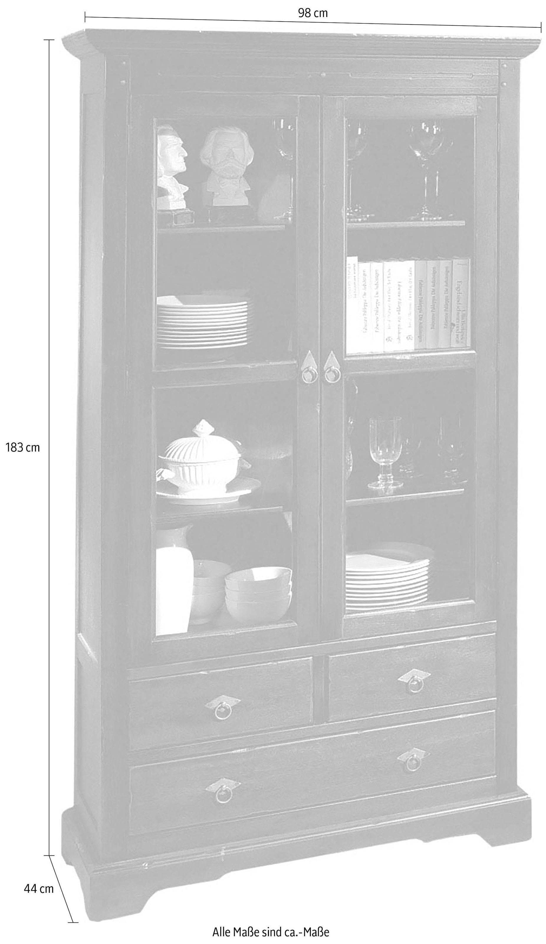 SIT Vitrine »Samba« im Lodge-Stil, Höhe 183 cm