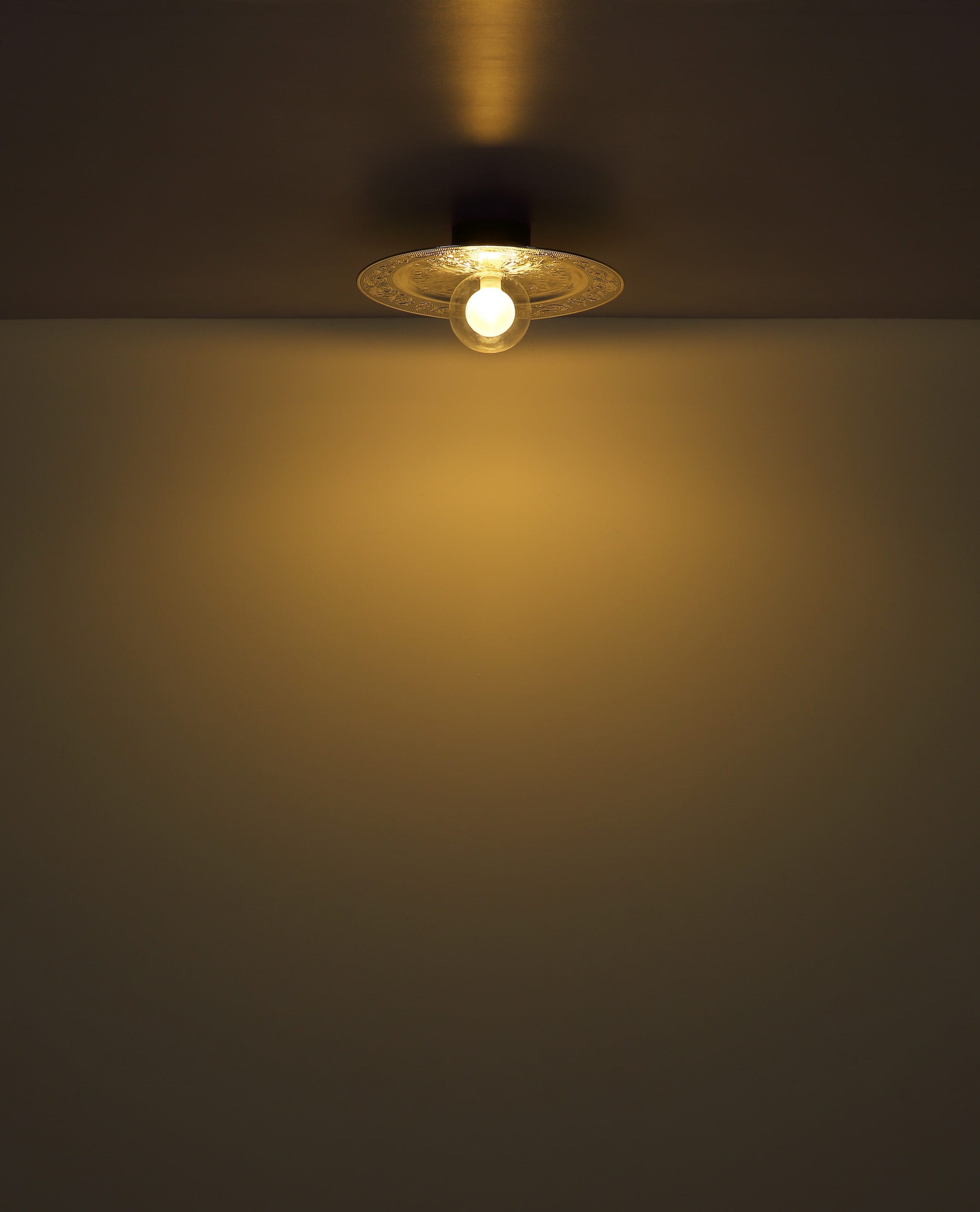 GLOBO LIGHTING Deckenleuchte »RIGA«, Leuchtmittel G9 | ohne Leuchtmittel, Deckenlampe / Schlafzimmer / Büro / Wohnzimmer / silber / rund