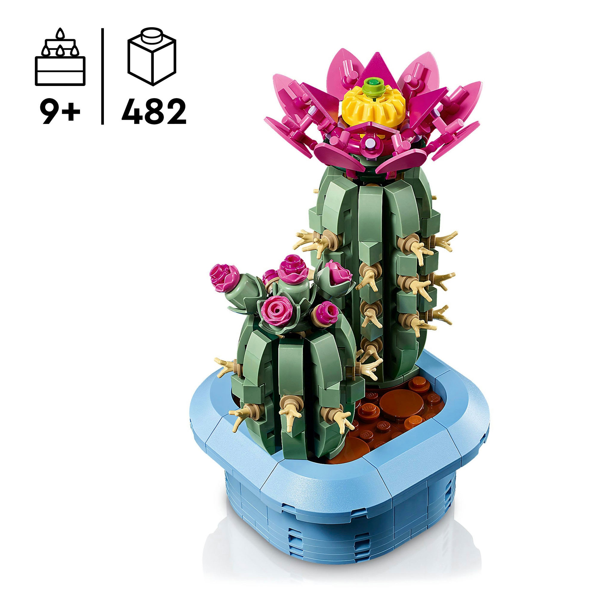 LEGO® Konstruktionsspielsteine »Blühender Kaktus (11509), LEGO Botanicals« Made in Europe