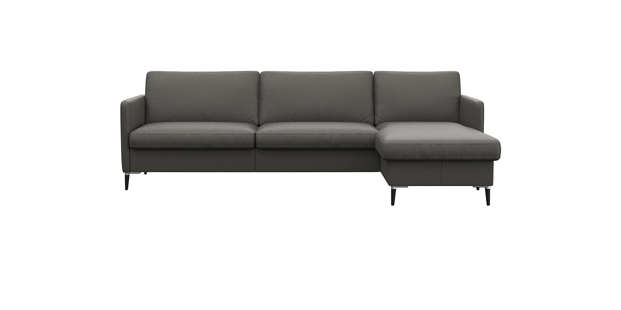 FLEXLUX Ecksofa »Fiore, super Sitzkomfort durch Kaltschaum im Sitz, L-Form« günstig online kaufen