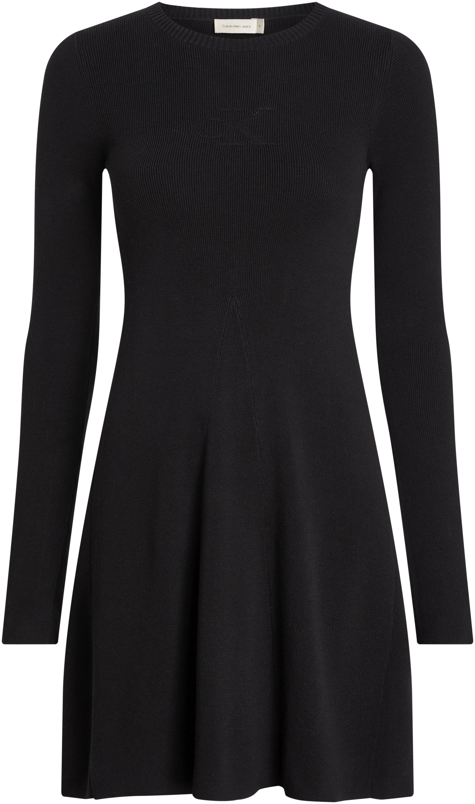 Calvin Klein Jeans Sweatkleid »CK INTARSIA SWEATER DRESS«, mit Logostickerei