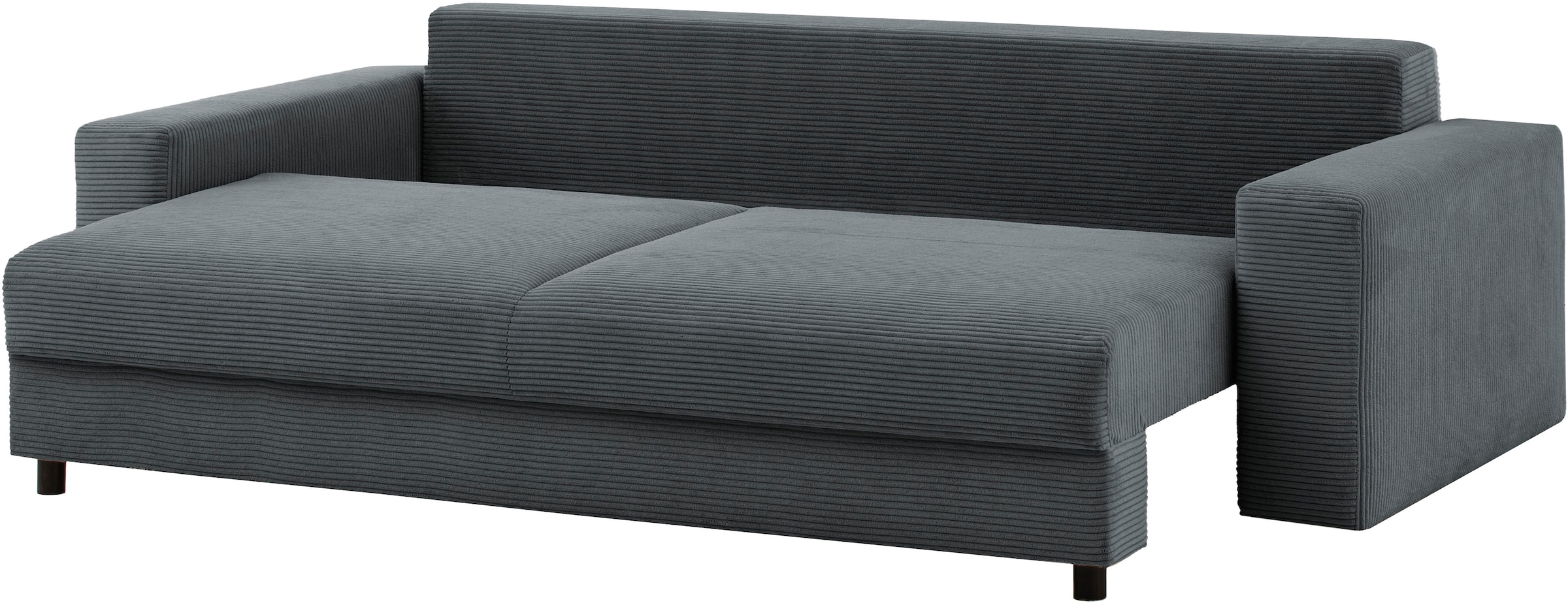 LeGer Home by Lena Gercke Schlafsofa »Imoga, Polster mit Schlaffunktion, 3-Sitzer Sofa, Couch mit Bettkasten«, in modernen Farben und Stoffen, Bettfunktion, Liegefläche: 200x150 cm