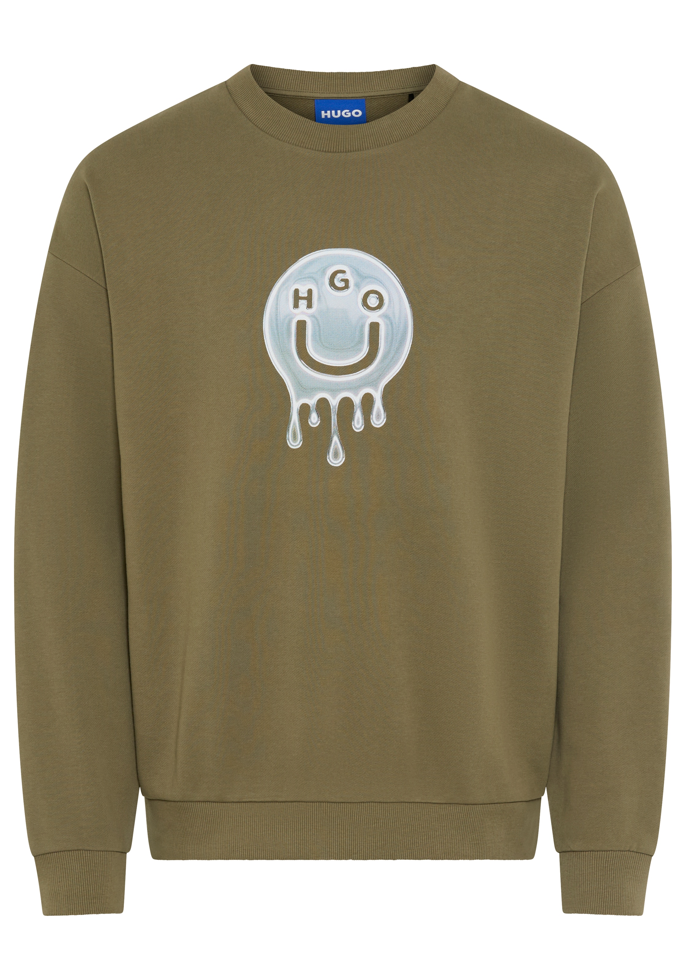 HUGO Blue Sweatshirt »Newirex«, Rundhalsausschnitt, regular fit, Logodruck
