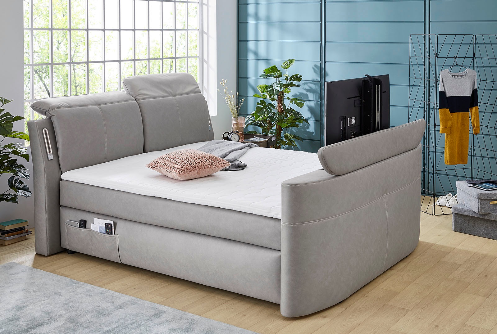 Jockenhöfer Gruppe Boxspringbett »Movie Star in der Größe 180x200cm« mit ve günstig online kaufen