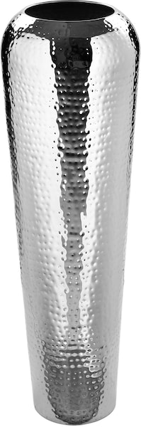 Fink Dekovase »TUTZI, mit gehämmerter Struktur«, (1 St.), Vase aus Metall, günstig online kaufen