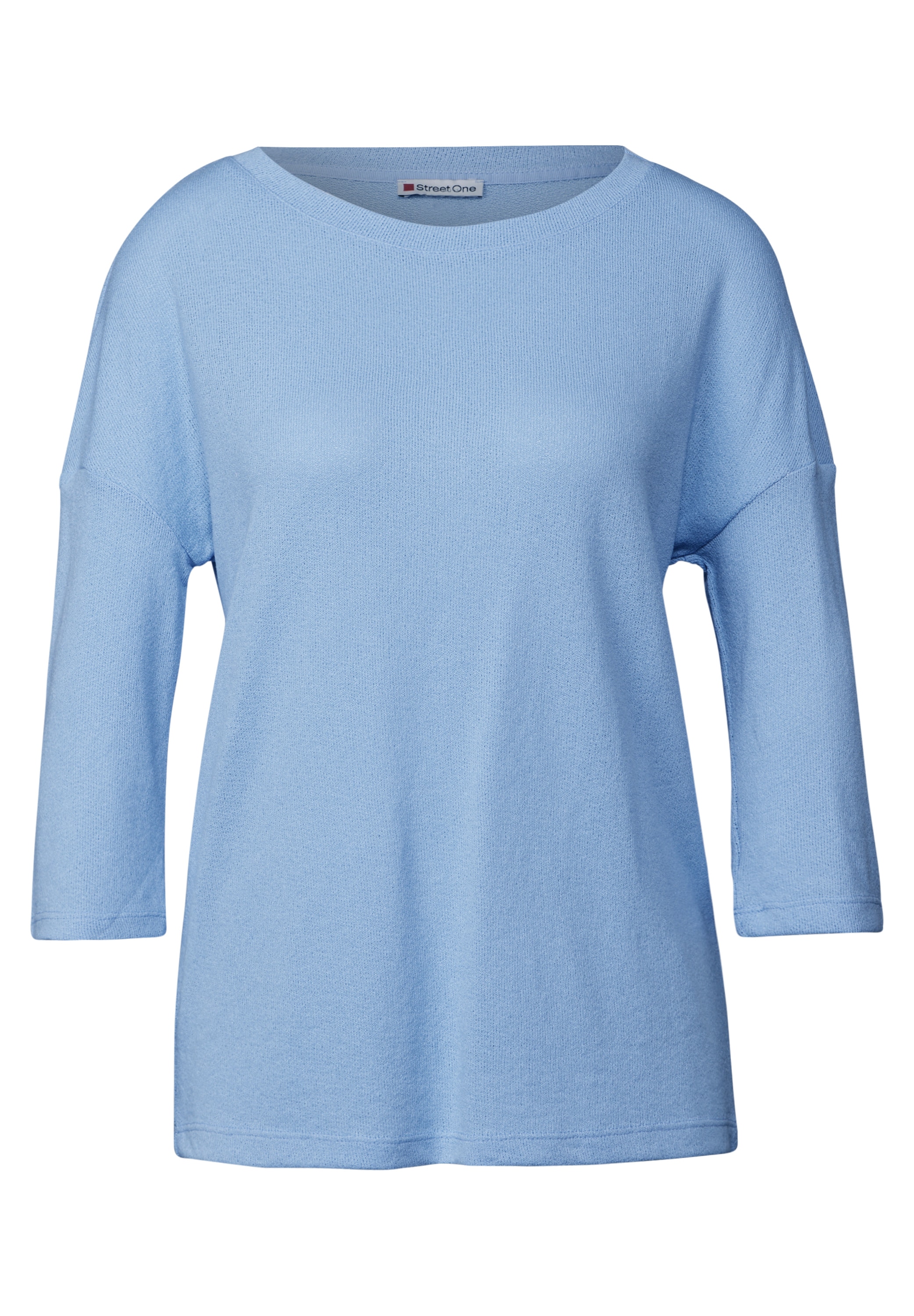 STREET ONE T-Shirt, 3/4-Arm und im Strick-Look