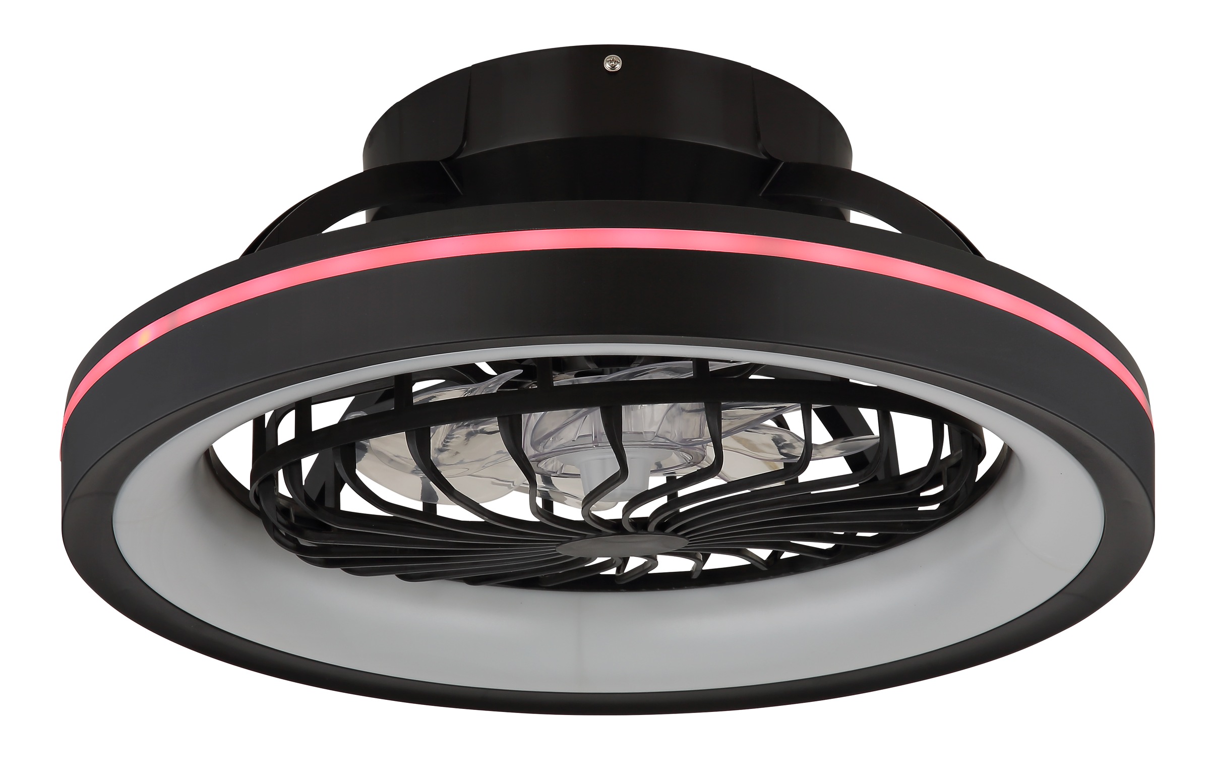 GLOBO LIGHTING Deckenleuchte »DEANNE« LED-Modul 1 Stk. warmweiß - kaltweiß Ventilator opal kühlen-heizen RGB Regenbogen modern Wohnzimmer