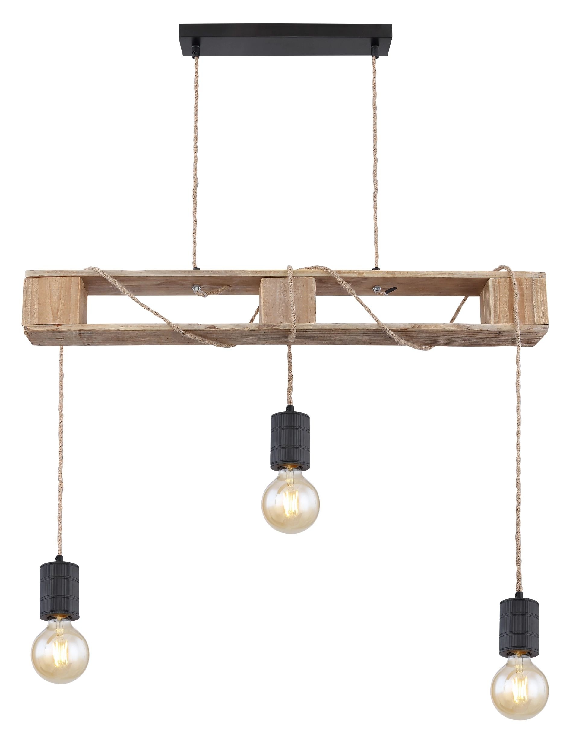 GLOBO LIGHTING Hängeleuchte »JOELLE«, Leuchtmittel E27 | ohne Leuchtmittel, Kabel zum Herumwickeln