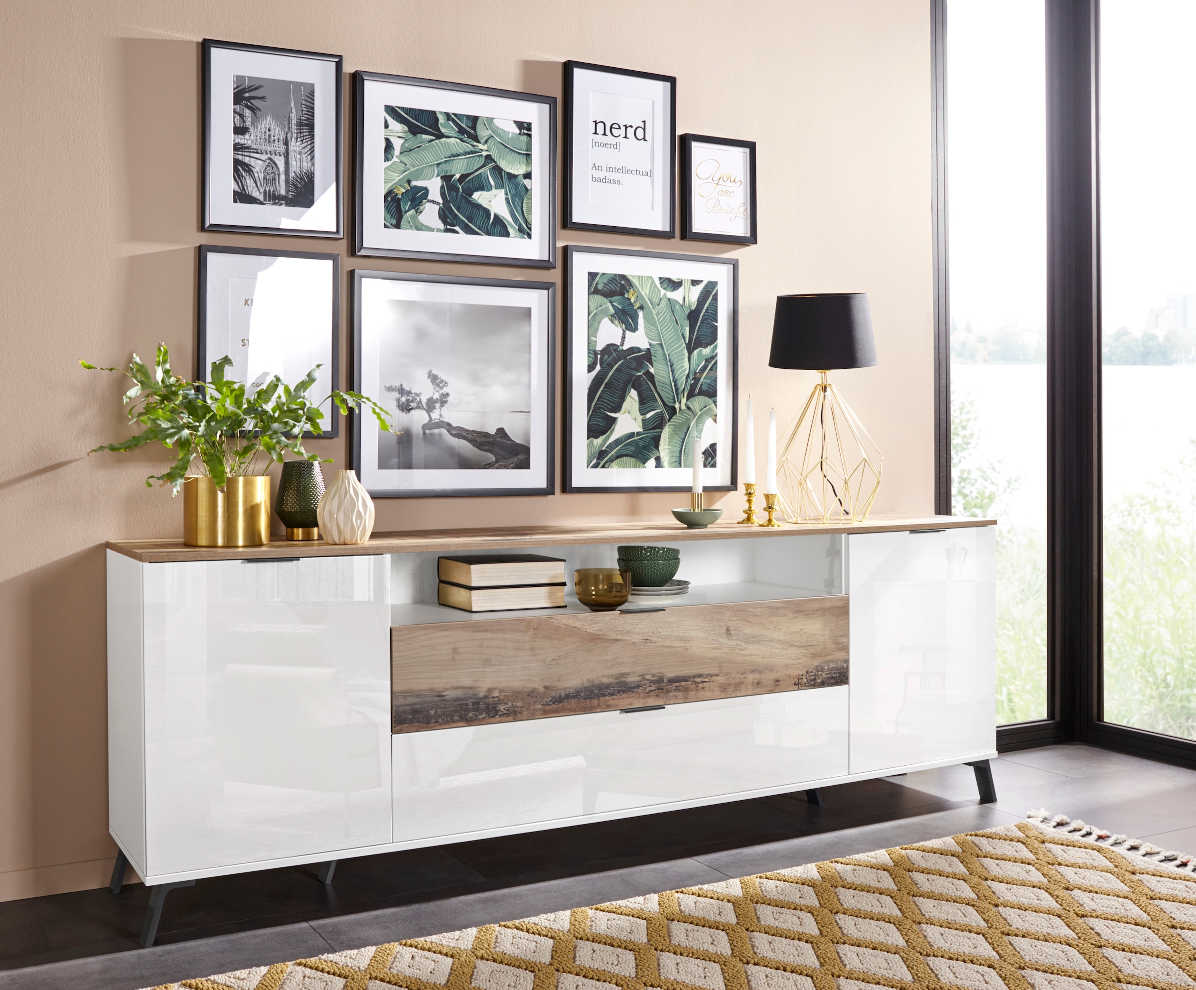 Home affaire Sideboard »CASANOVA« Breite ca. 220 cm