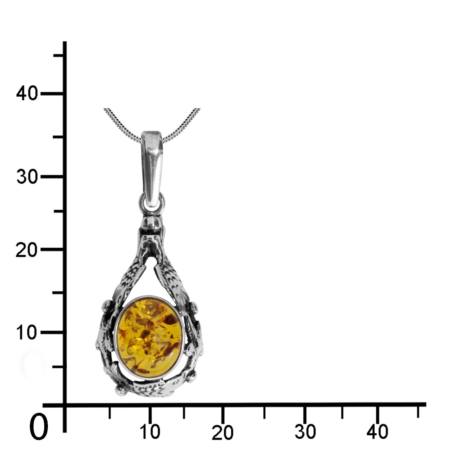 OSTSEE-SCHMUCK Kette mit Anhänger »Ostsee-Schmuck Kette mit Anhänger Fischland 34x14 mm«