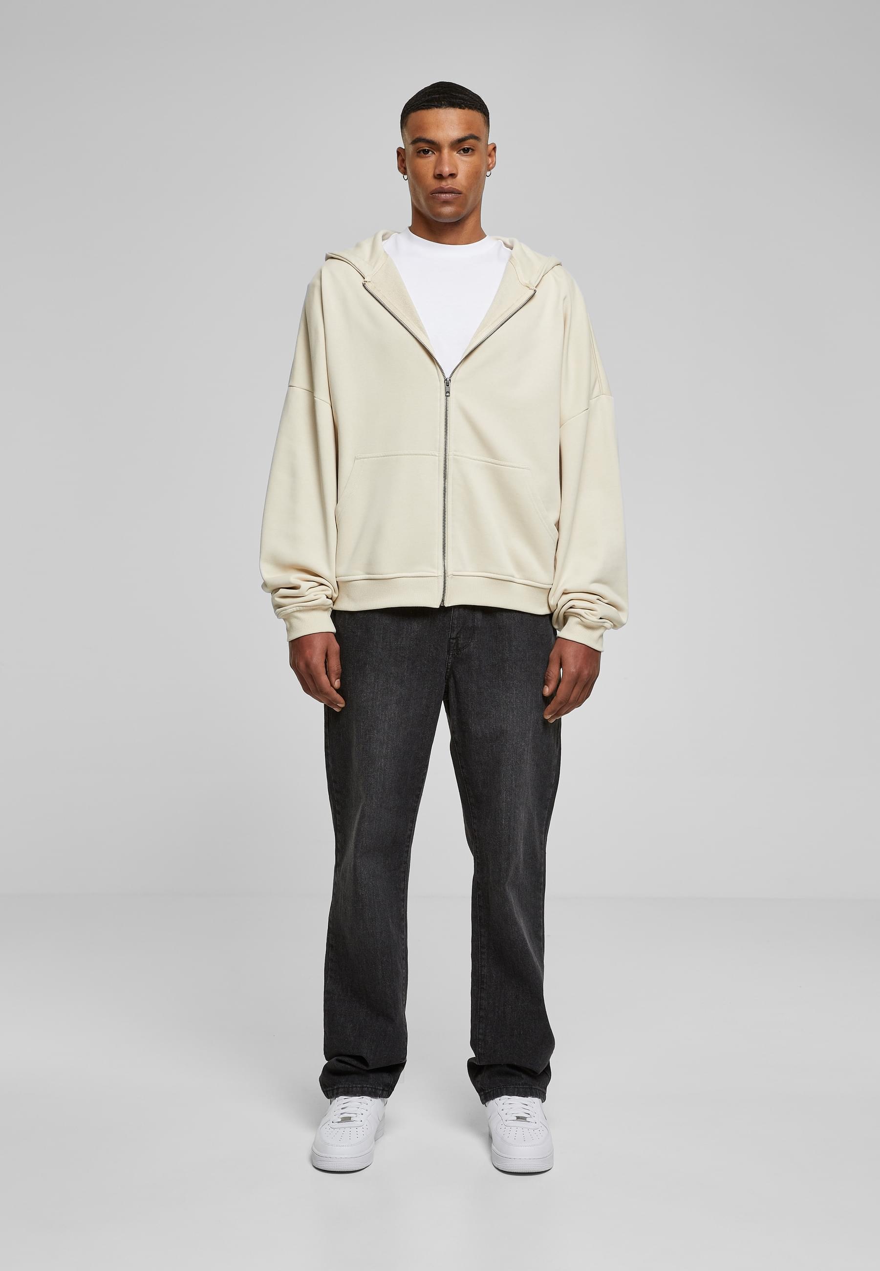 URBAN CLASSICS Sweatjacke »Urban Classics Herren 90's Zip Hoody« 1 Stk. tlg.