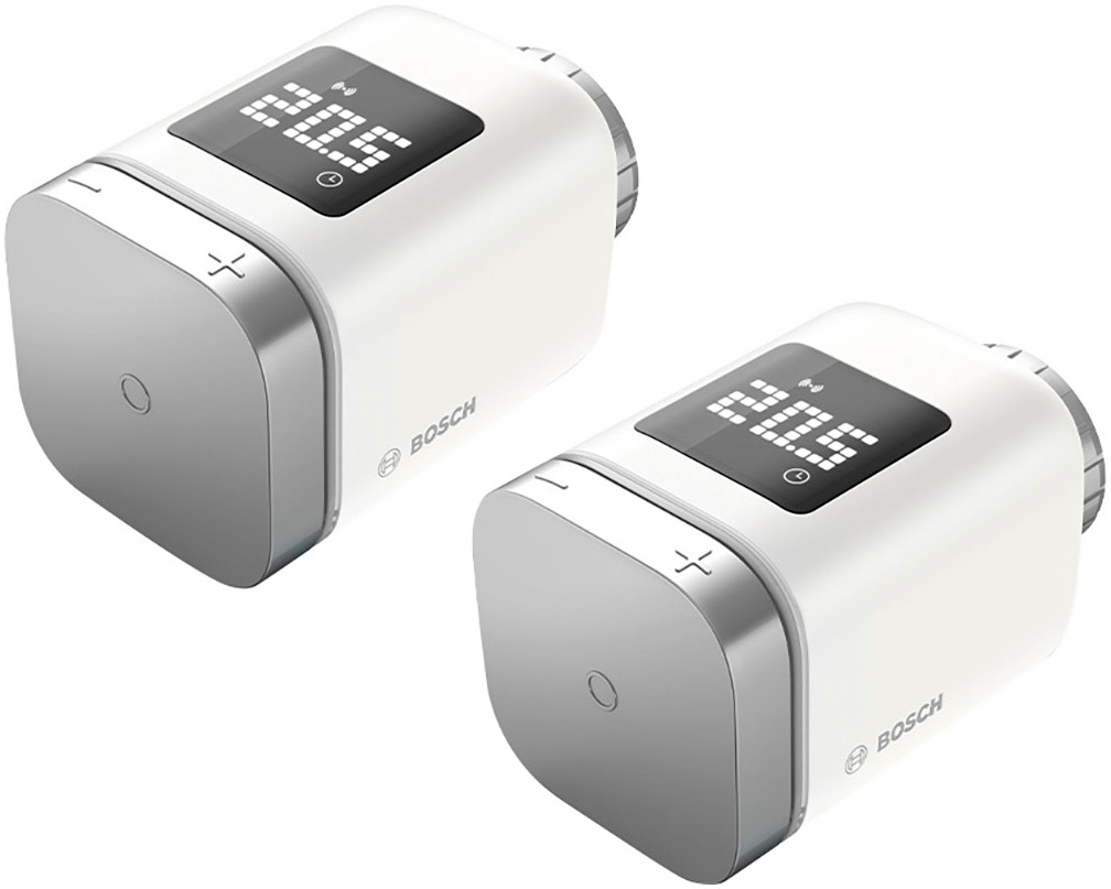 BOSCH Heizkörperthermostat »Smart Home Heizkörper-Thermostat II [+M] 2er Pa günstig online kaufen