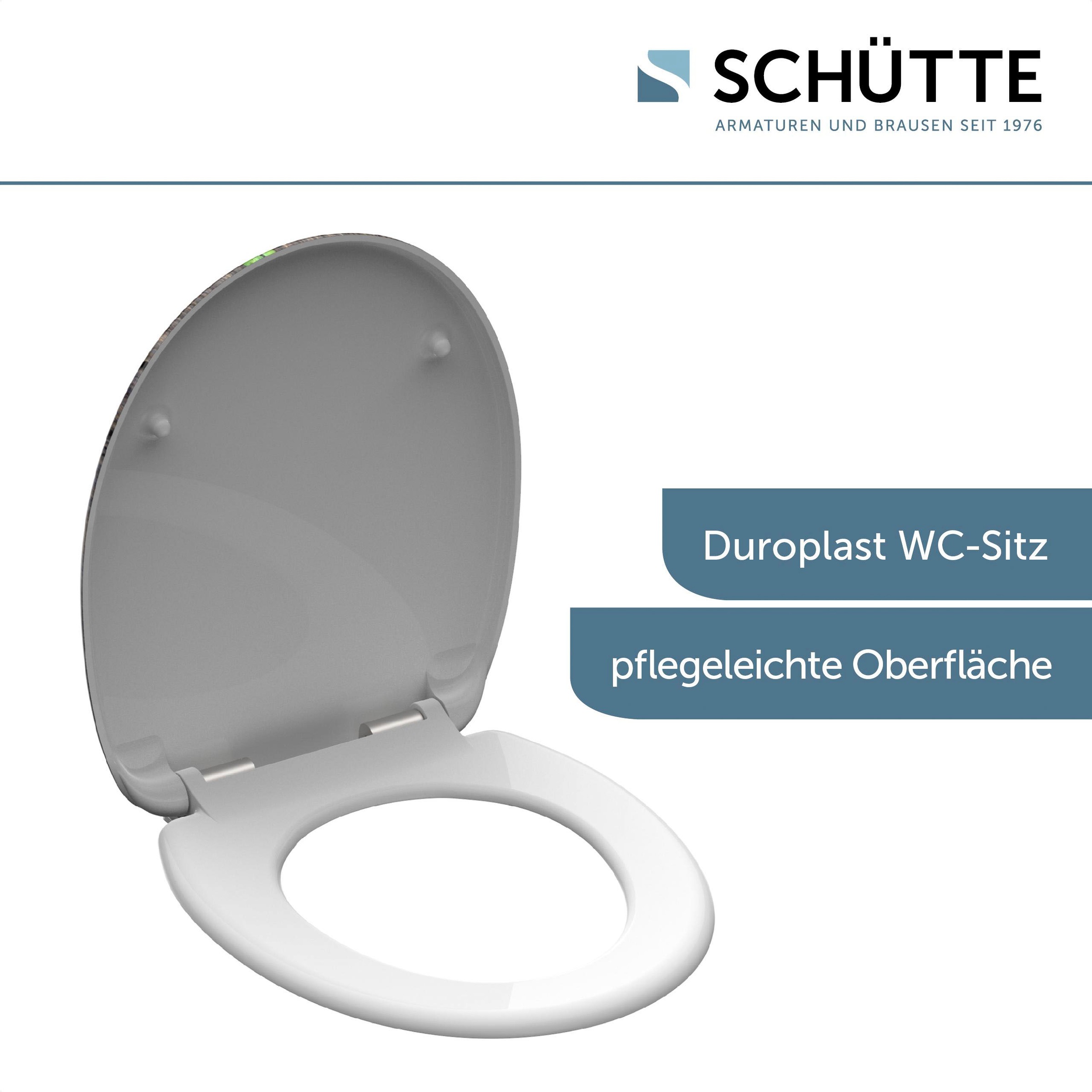 Schütte WC-Sitz »Gingko & Wood«, Duroplast,mit Absenkautomatik günstig online kaufen