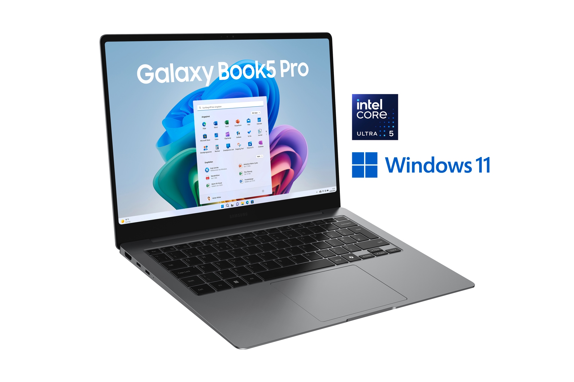 Samsung Convertible Notebook »Galaxy Book5 Pro 14 (NP940X)«, 35,56 cm, / 14 Zoll, Intel, Ultra 5, ARC, 512 GB SSD