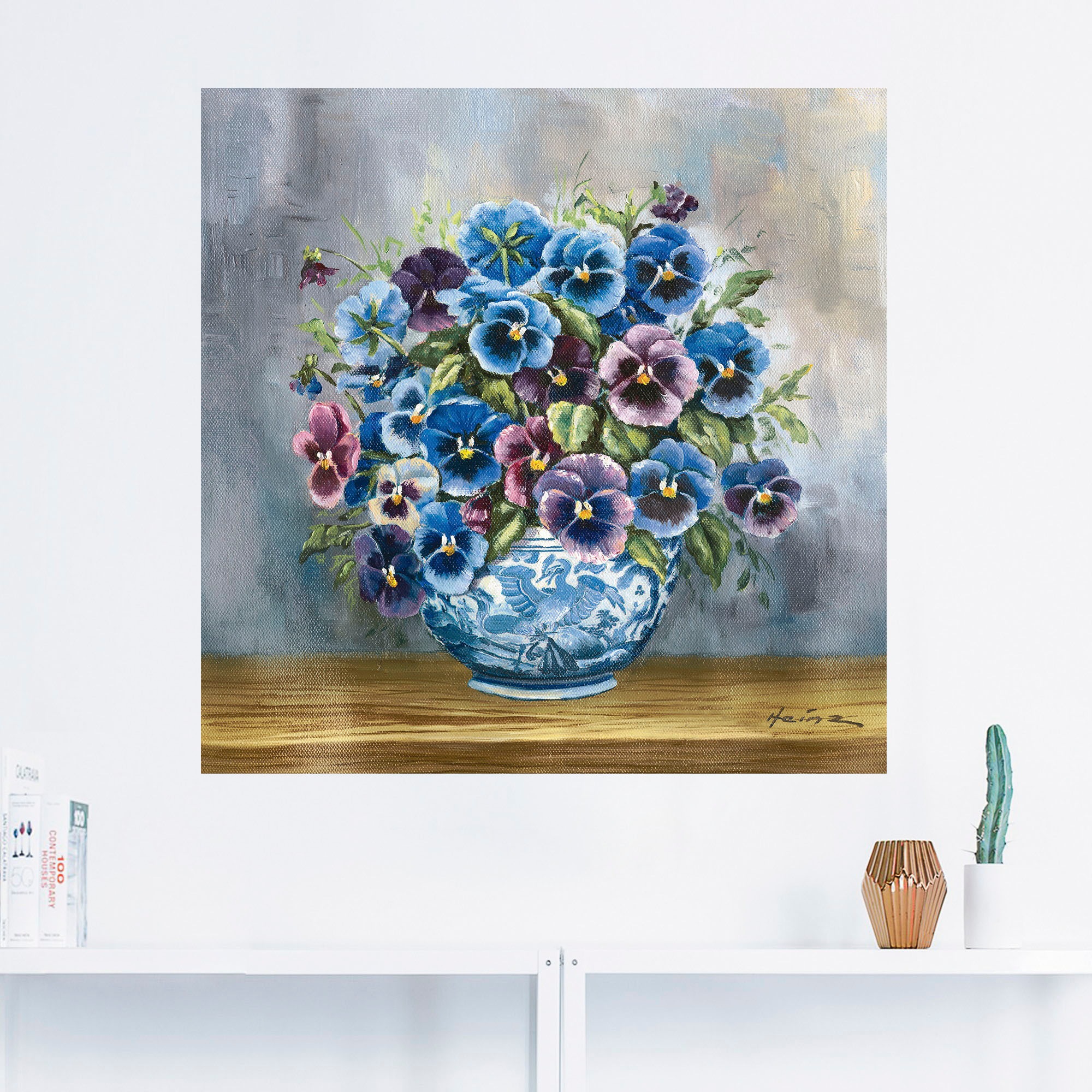 Artland Wandbild »Stiefmütterchen«, Blumenbilder, (1 St.), als Alubild, Outdoorbild, Leinwandbild, Poster, Wandaufkleber