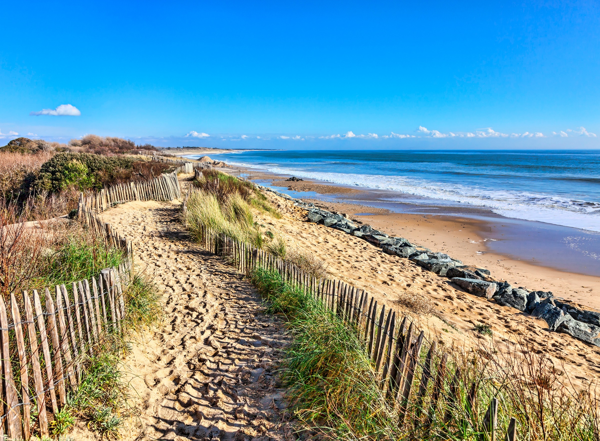 Papermoon Fototapete »Dunes in Atlantic« glatt günstig online kaufen